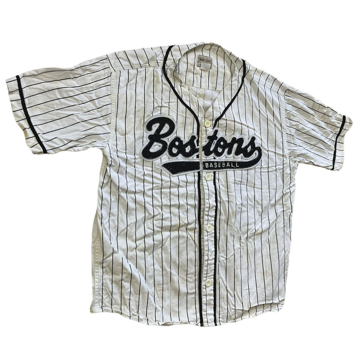 MLB × Vintage BOSTON BASEBALL MAJOR SLUGGER VINTAGE JERSEY 1980s Size US M / EU 48-50 / 2 - 4 Thumbnail