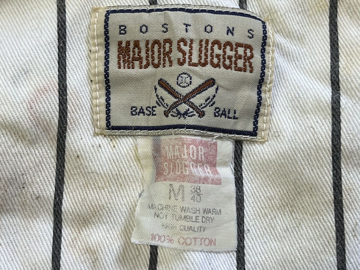 MLB × Vintage BOSTON BASEBALL MAJOR SLUGGER VINTAGE JERSEY 1980s Size US M / EU 48-50 / 2 - 7 Thumbnail