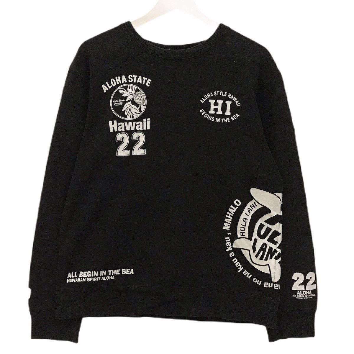 Other Hawaii Sweatshirt Crewneck Turtle Spellout Hawaii Aloha Size US M / EU 48-50 / 2 - 1 Thumbnail