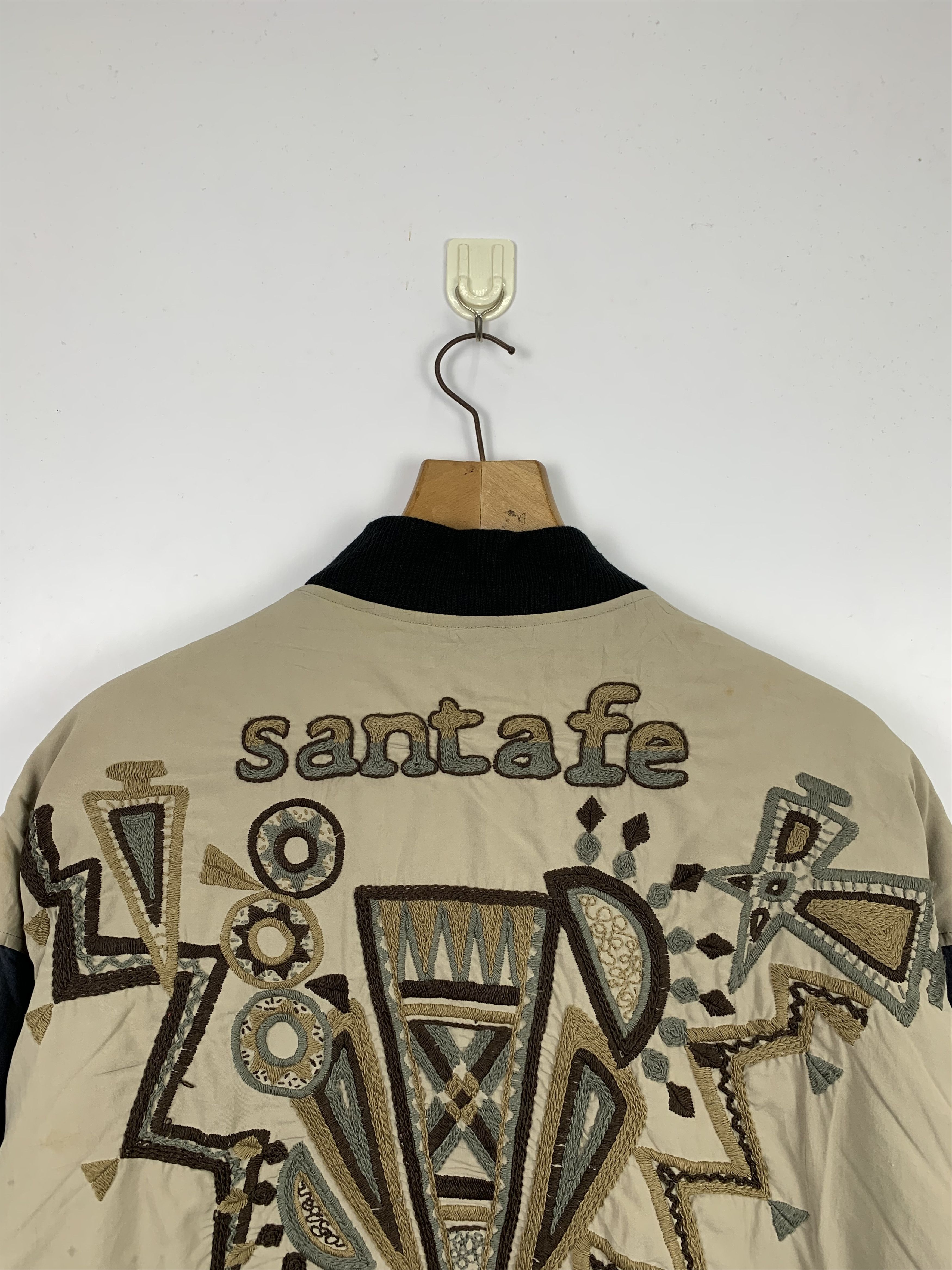 Japanese Brand Vintage SANTAFE Native Navajo Pattern Bombers Jacket J0398 Size US M / EU 48-50 / 2 - 14 Thumbnail