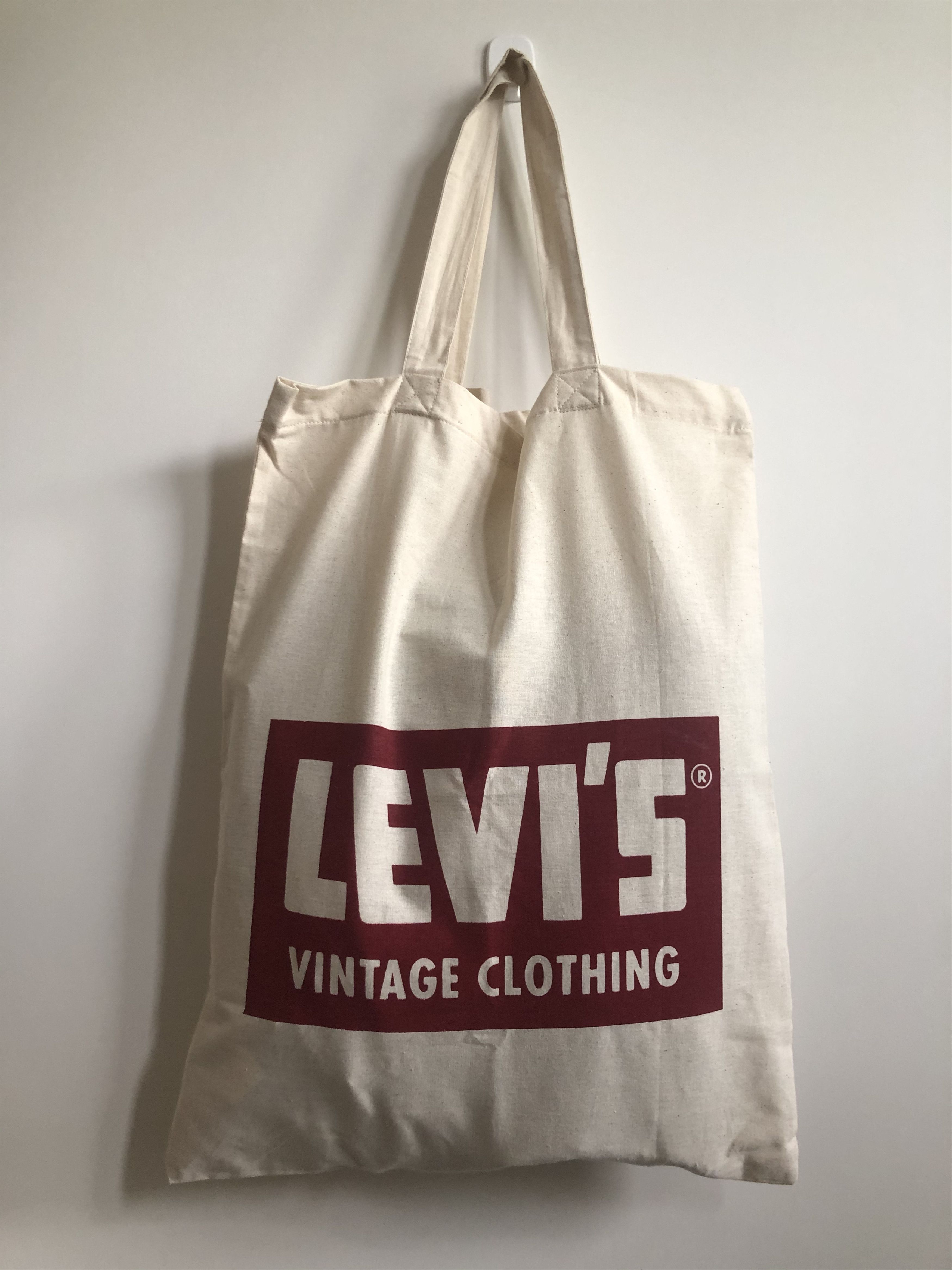 Levi's Vintage Clothing Levis Vintage Clothing LVC 501 USA Raw Fabric Logo Tote Bag Size ONE SIZE - 6 Thumbnail
