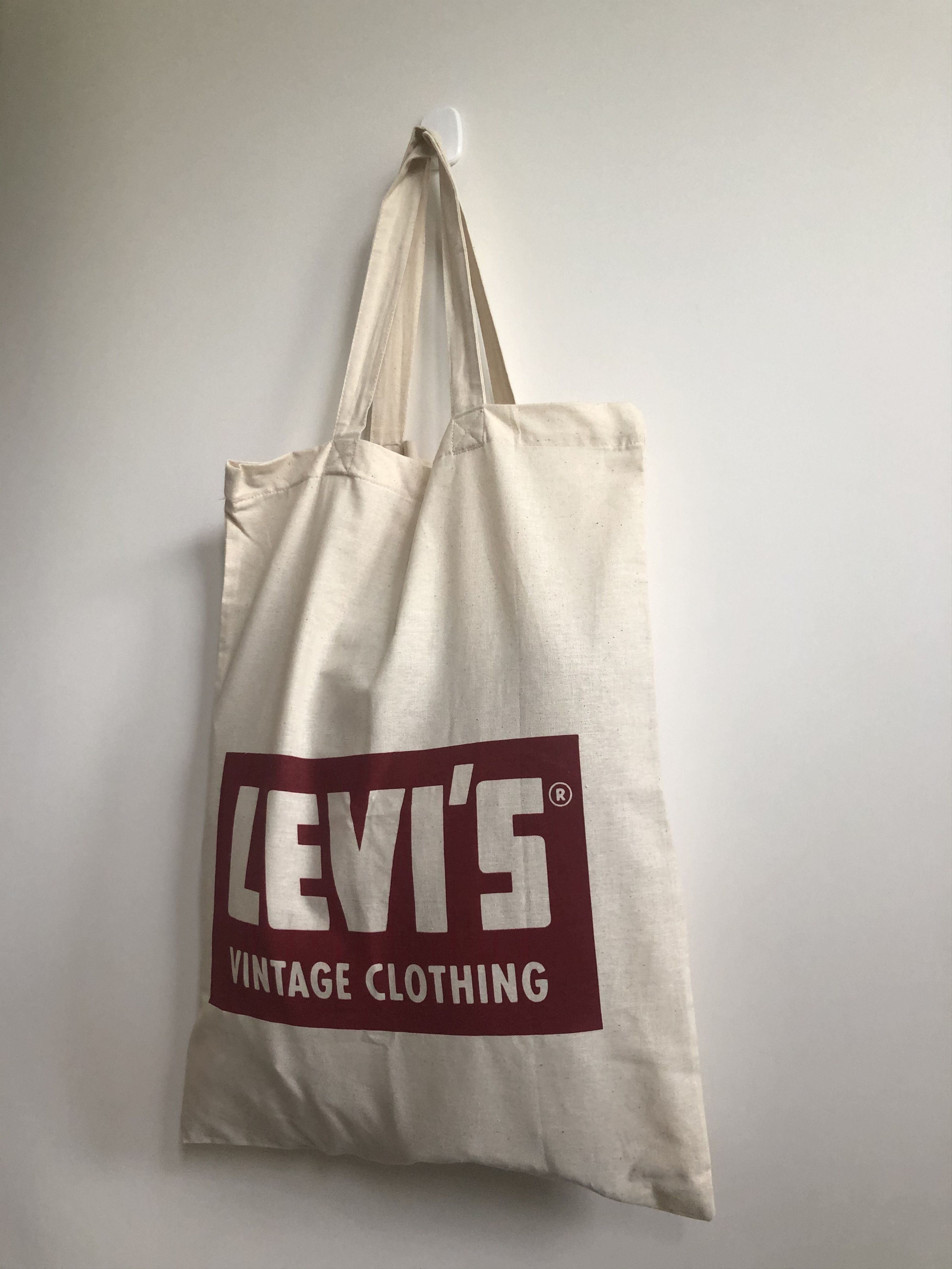 Levi's Vintage Clothing Levis Vintage Clothing LVC 501 USA Raw Fabric Logo Tote Bag Size ONE SIZE - 2 Thumbnail