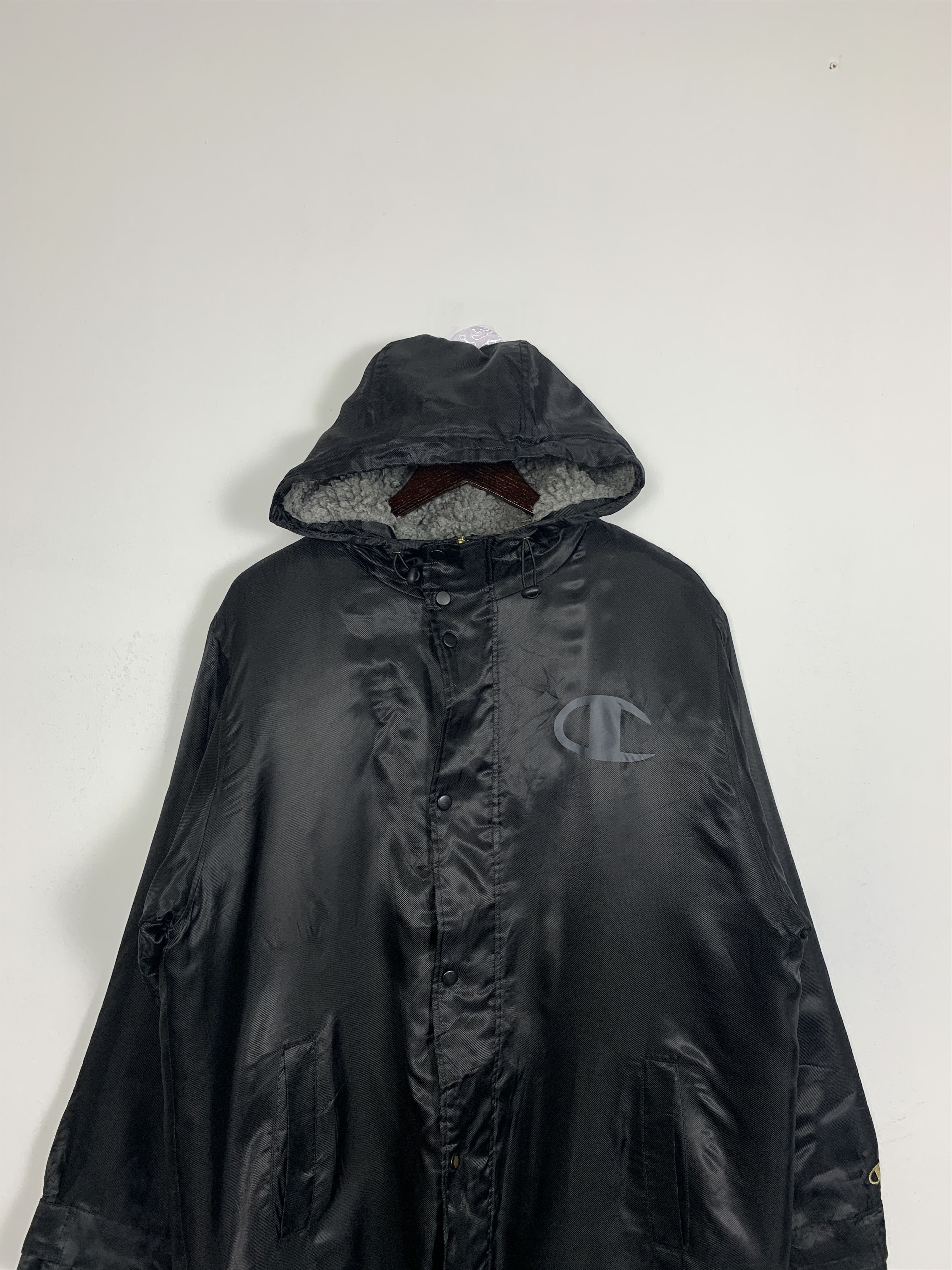 Champion Vintage Champion Sherpa Zip Up Hoodie Long Jacket J0868 Size US M / EU 48-50 / 2 - 6 Thumbnail