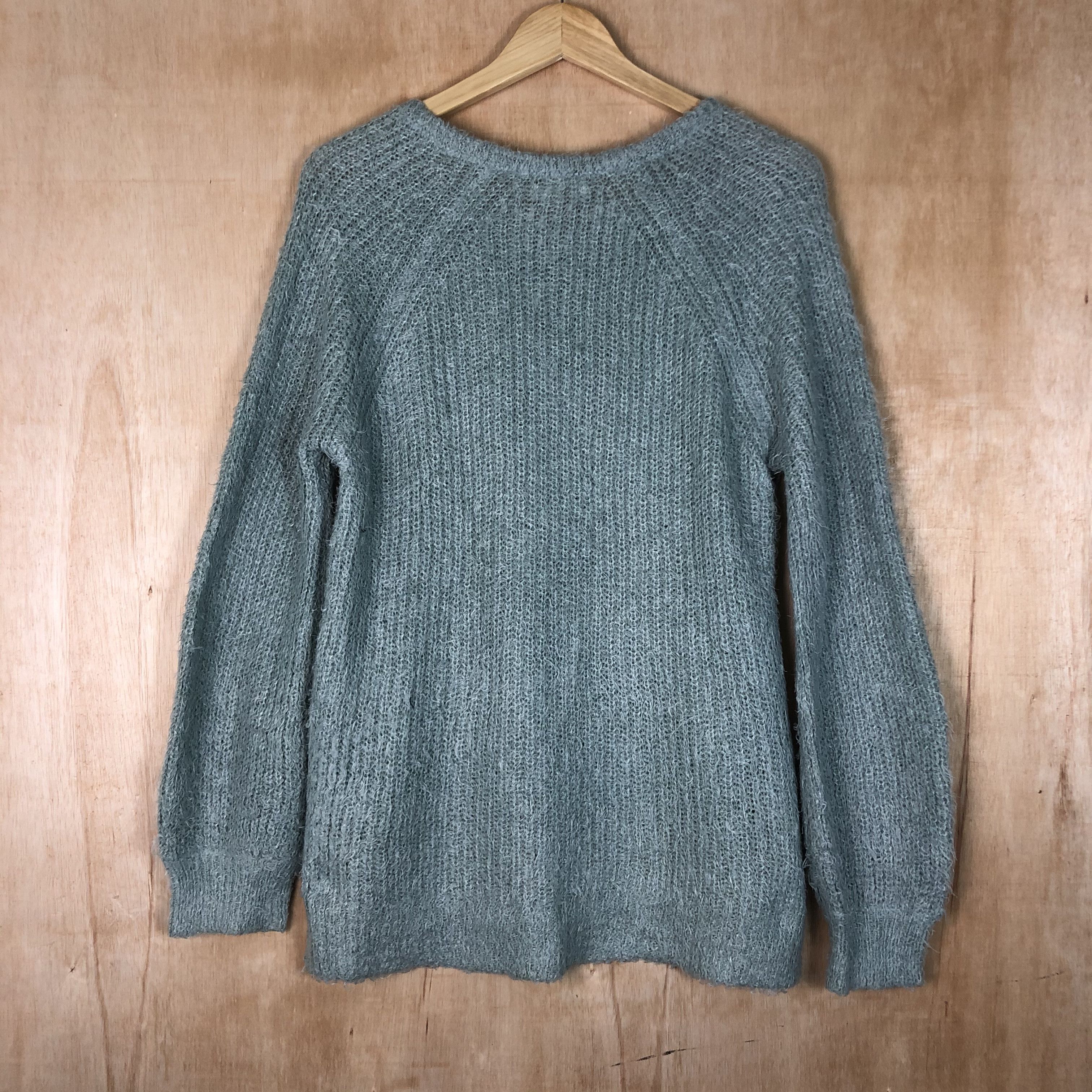 Vintage DLL Earth Music & ecology mint Mohair shaggy Knitwear #c071 Size US M / EU 48-50 / 2 - 10 Thumbnail