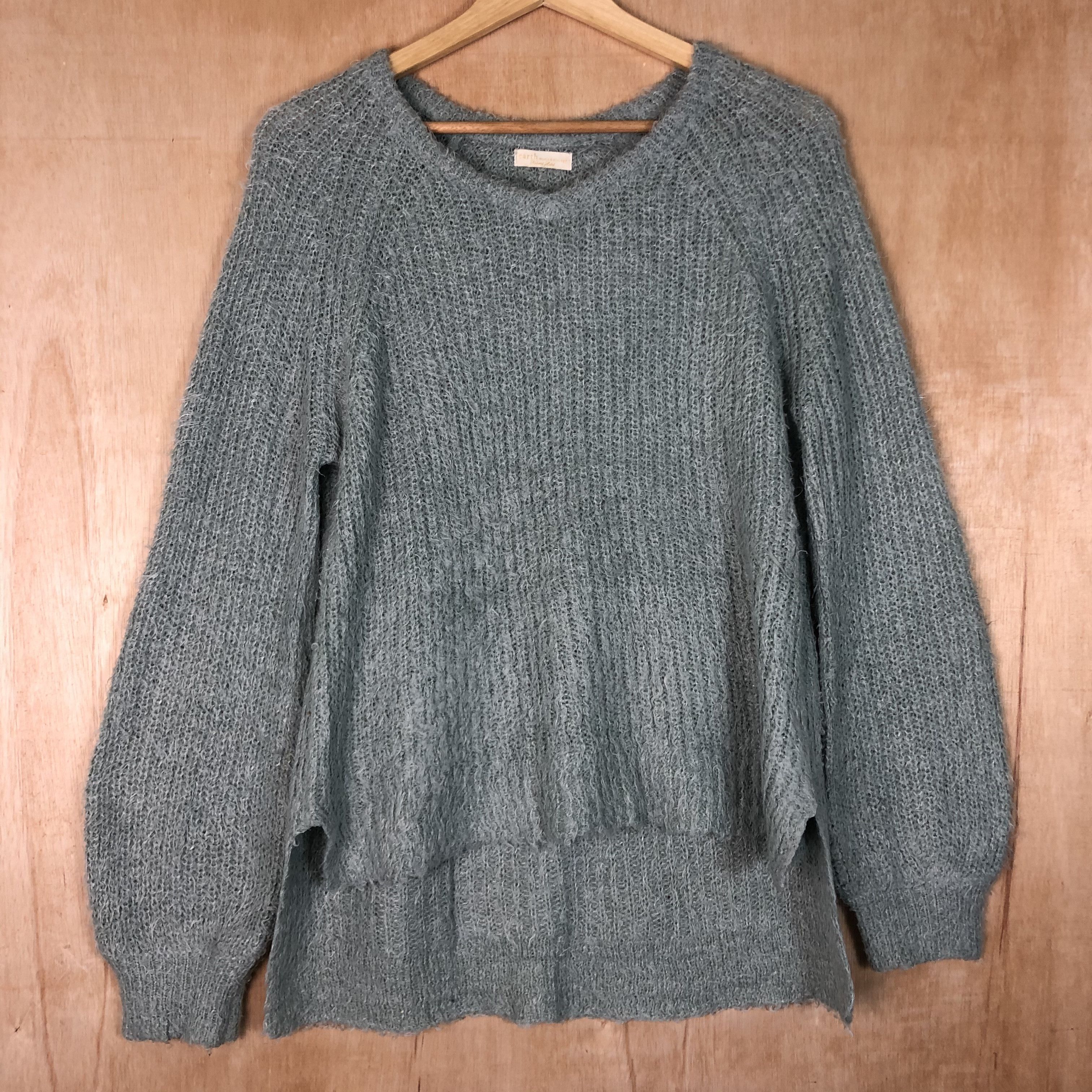Vintage DLL Earth Music & ecology mint Mohair shaggy Knitwear #c071 Size US M / EU 48-50 / 2 - 3 Thumbnail