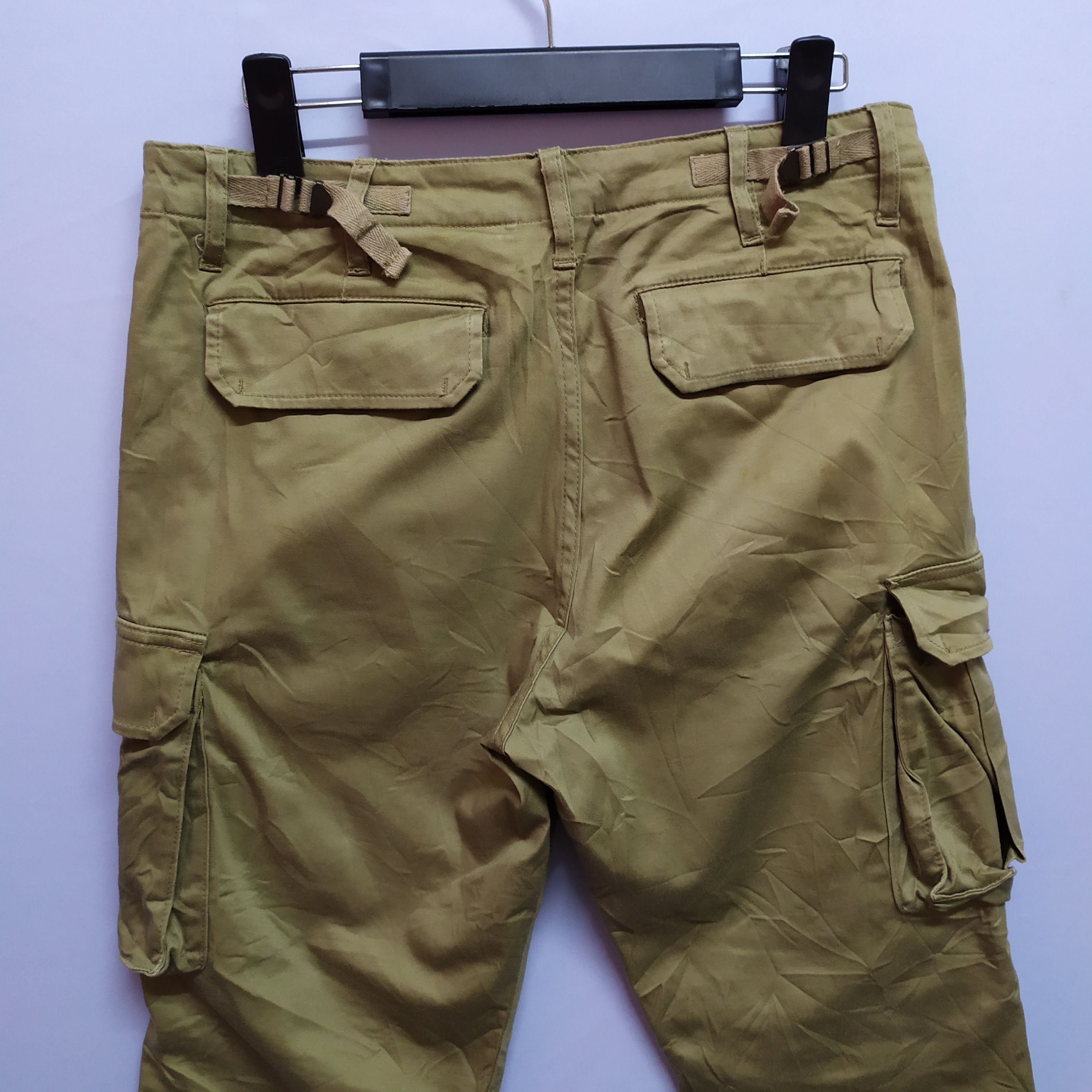 Japanese Brand Green Label Relaxing Cargo Pants Multipocket Utility Pant Size US 30 / EU 46 - 13 Thumbnail