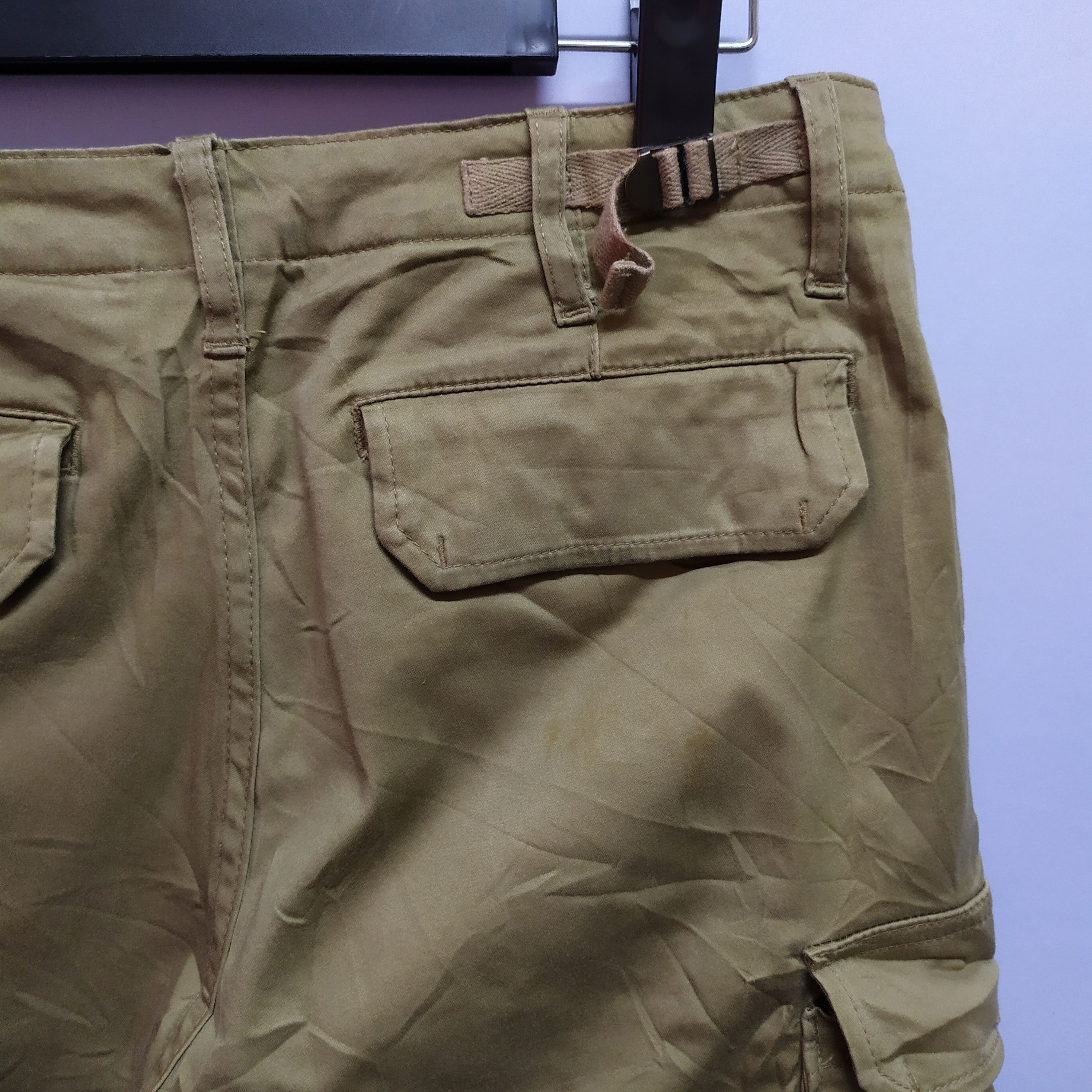 Japanese Brand Green Label Relaxing Cargo Pants Multipocket Utility Pant Size US 30 / EU 46 - 10 Thumbnail