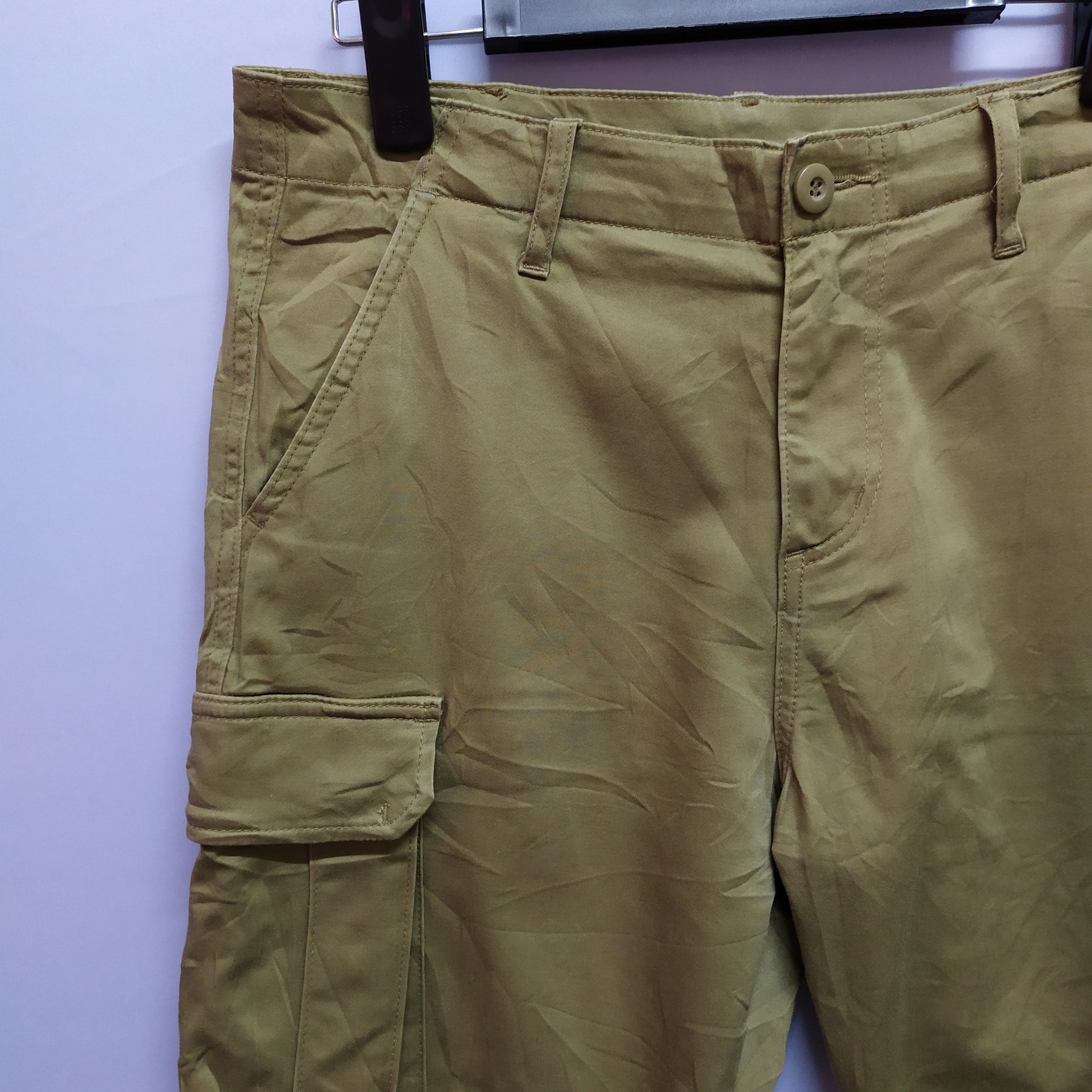 Japanese Brand Green Label Relaxing Cargo Pants Multipocket Utility Pant Size US 30 / EU 46 - 4 Thumbnail