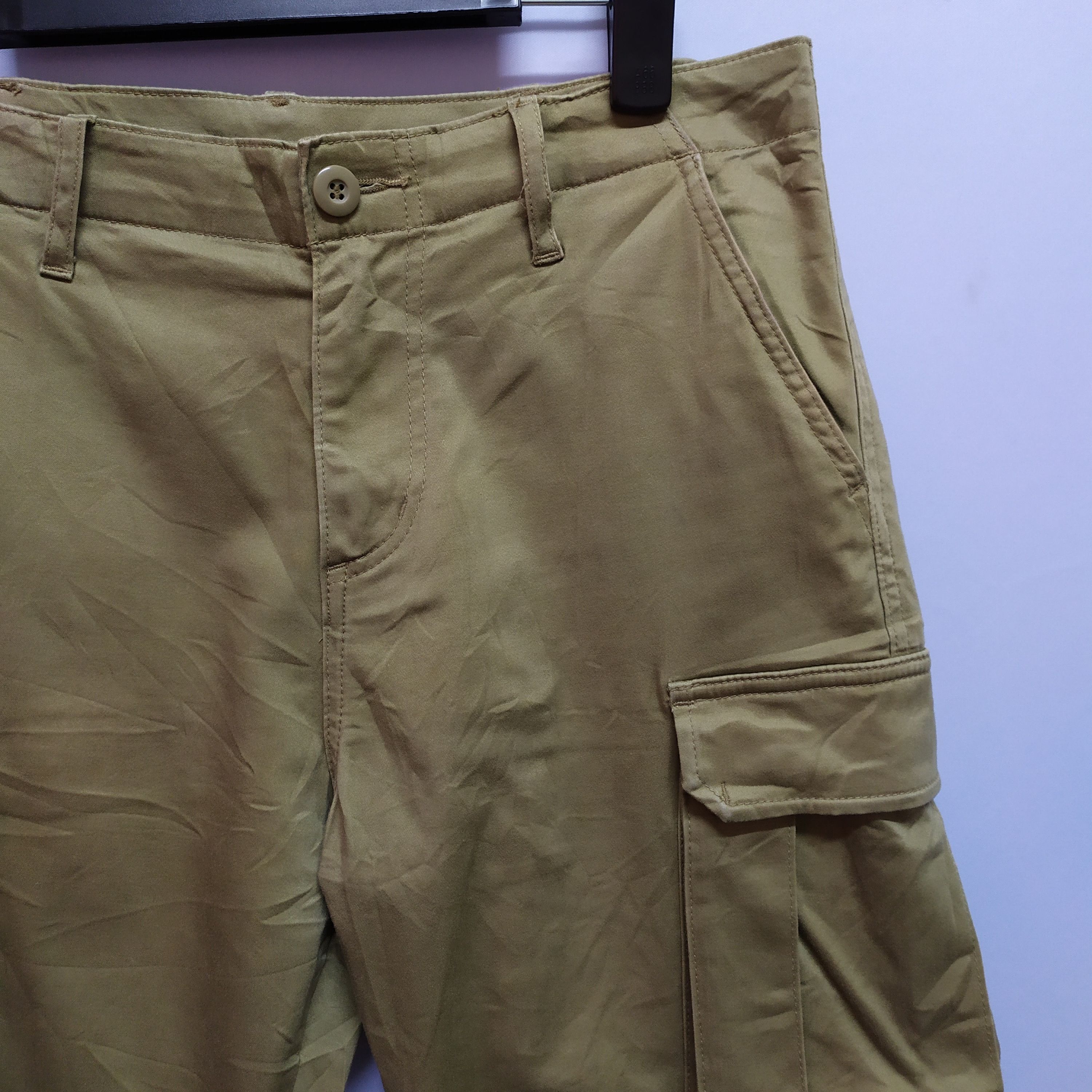 Japanese Brand Green Label Relaxing Cargo Pants Multipocket Utility Pant Size US 30 / EU 46 - 3 Thumbnail