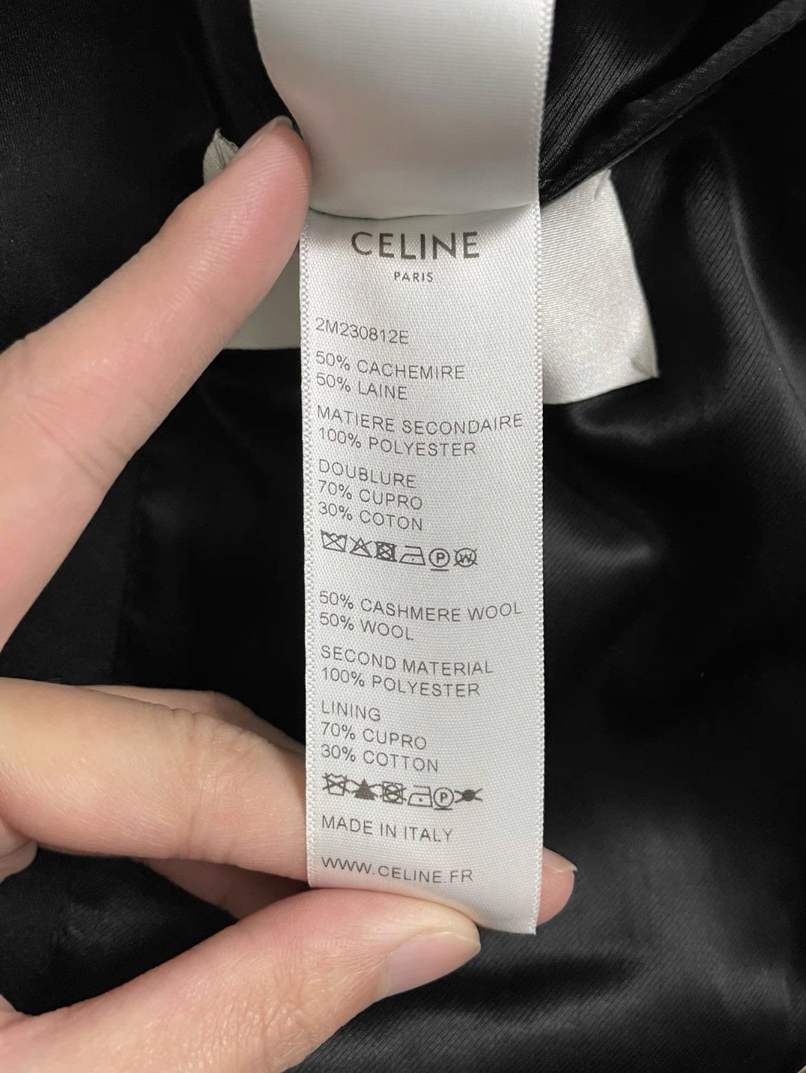 Hedi Slimane × Saint Laurent Paris 19FW Cashmere Tail Coat Sz44 Size US M / EU 48-50 / 2 - 9 Thumbnail
