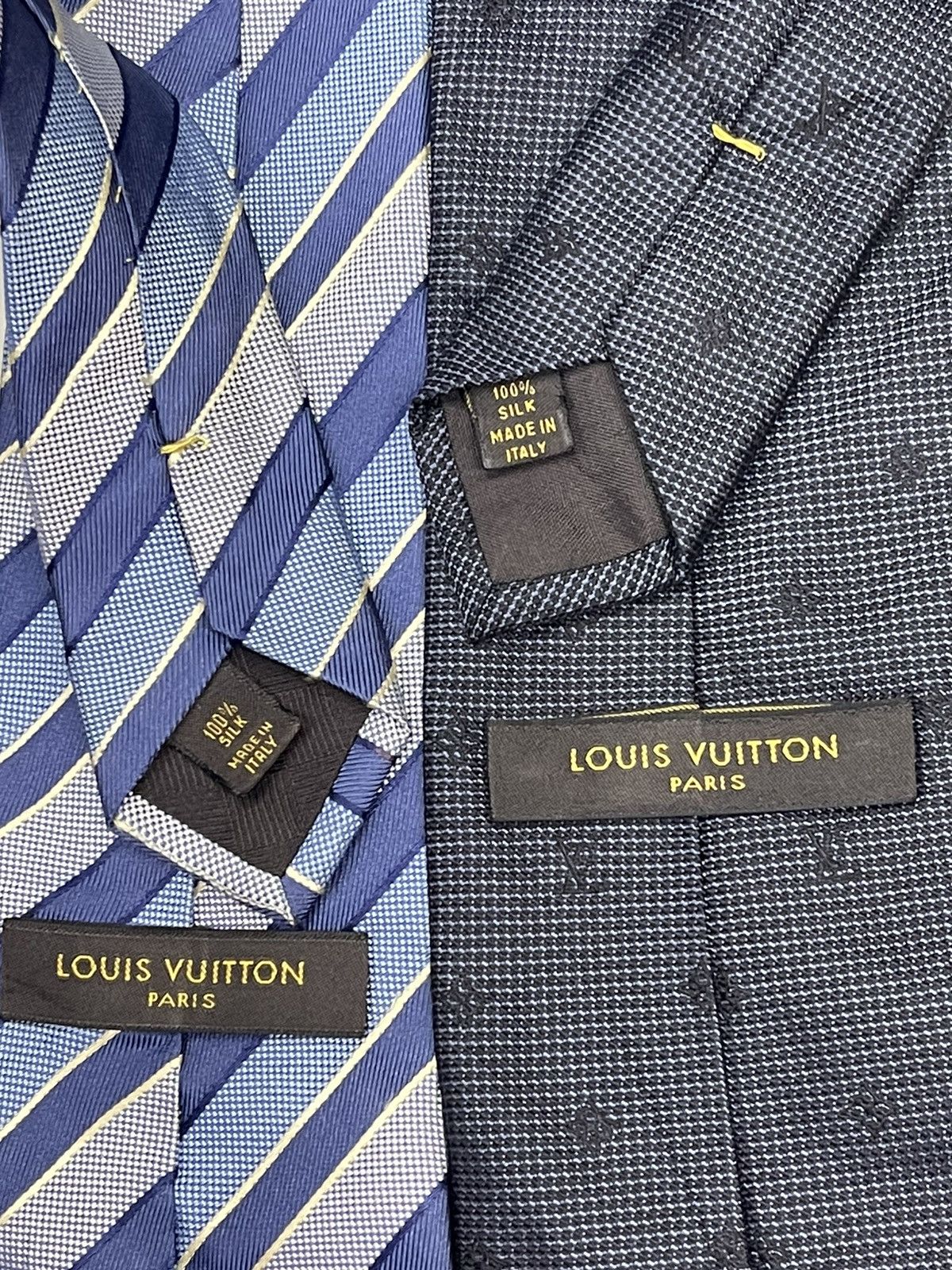 Louis Vuitton LOUIS VUITTON 100% SILK MONOGRAM TIES Size ONE SIZE - 9 Thumbnail