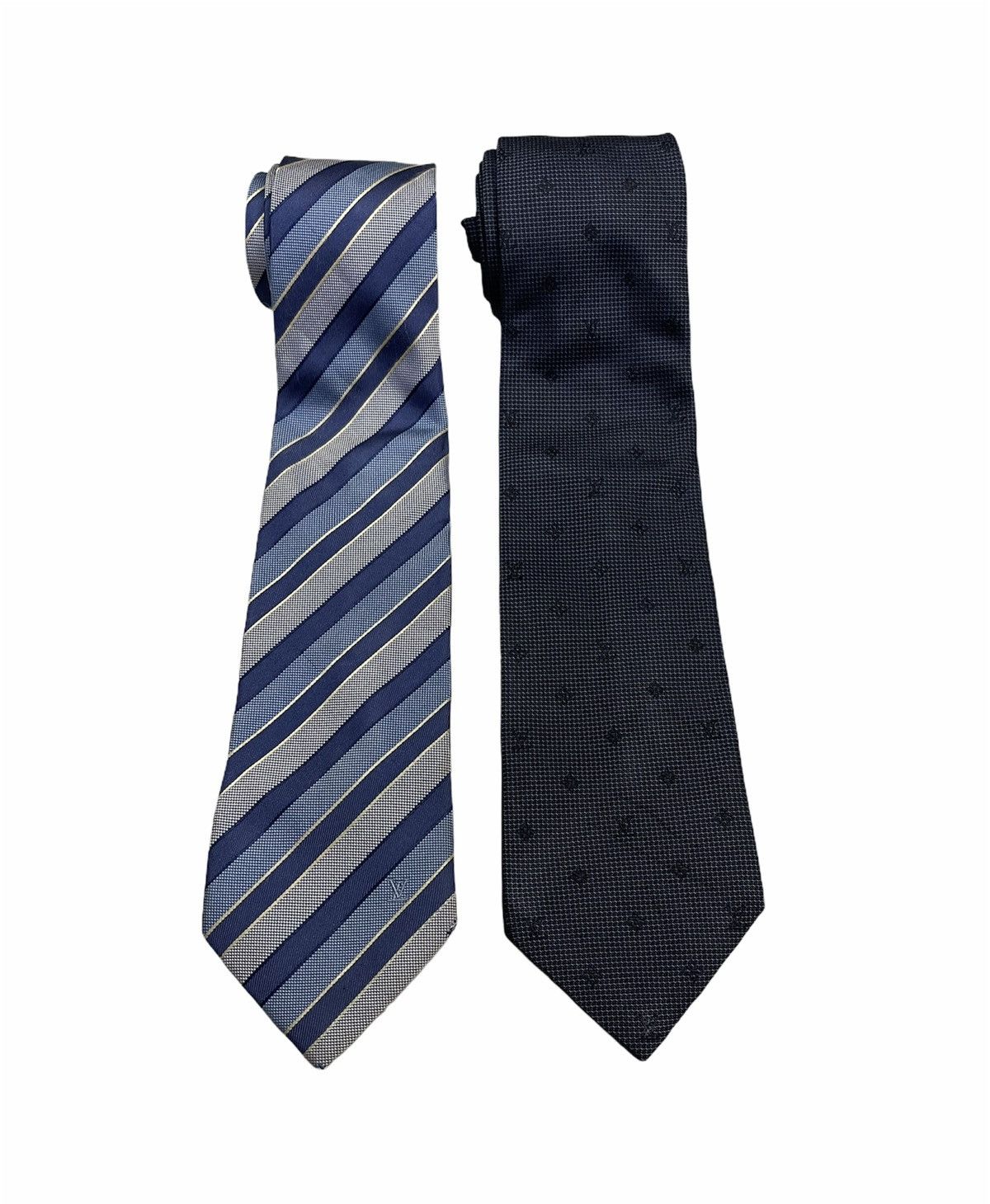 Louis Vuitton LOUIS VUITTON 100% SILK MONOGRAM TIES Size ONE SIZE - 2 Thumbnail