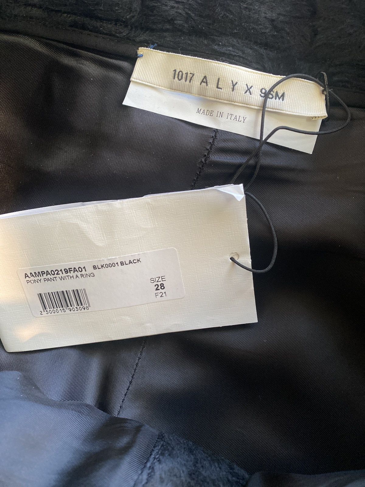 1017 ALYX 9SM × MMW 1017 Alyx 9sm F21 fur ring pants Size 46L - 9 Thumbnail