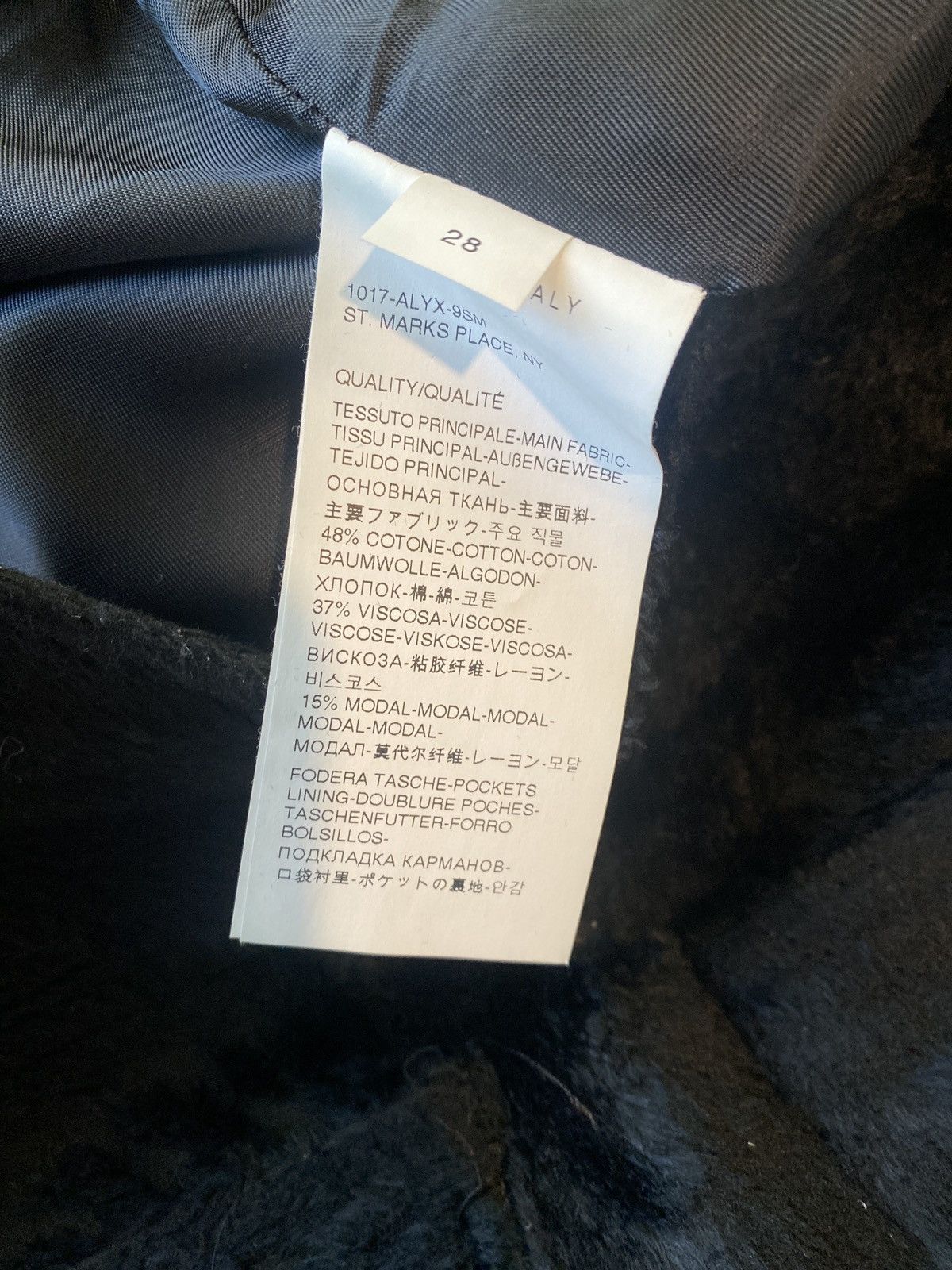 1017 ALYX 9SM × MMW 1017 Alyx 9sm F21 fur ring pants Size 46L - 12 Thumbnail