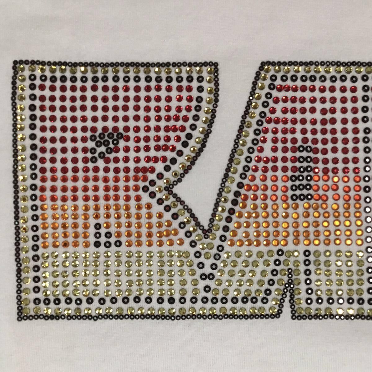 Bape × Nigo × Swarovski BAPE × Swarovski KISS logo three-quarter sleeve T-shirt Size US L / EU 52-54 / 3 - 4 Thumbnail