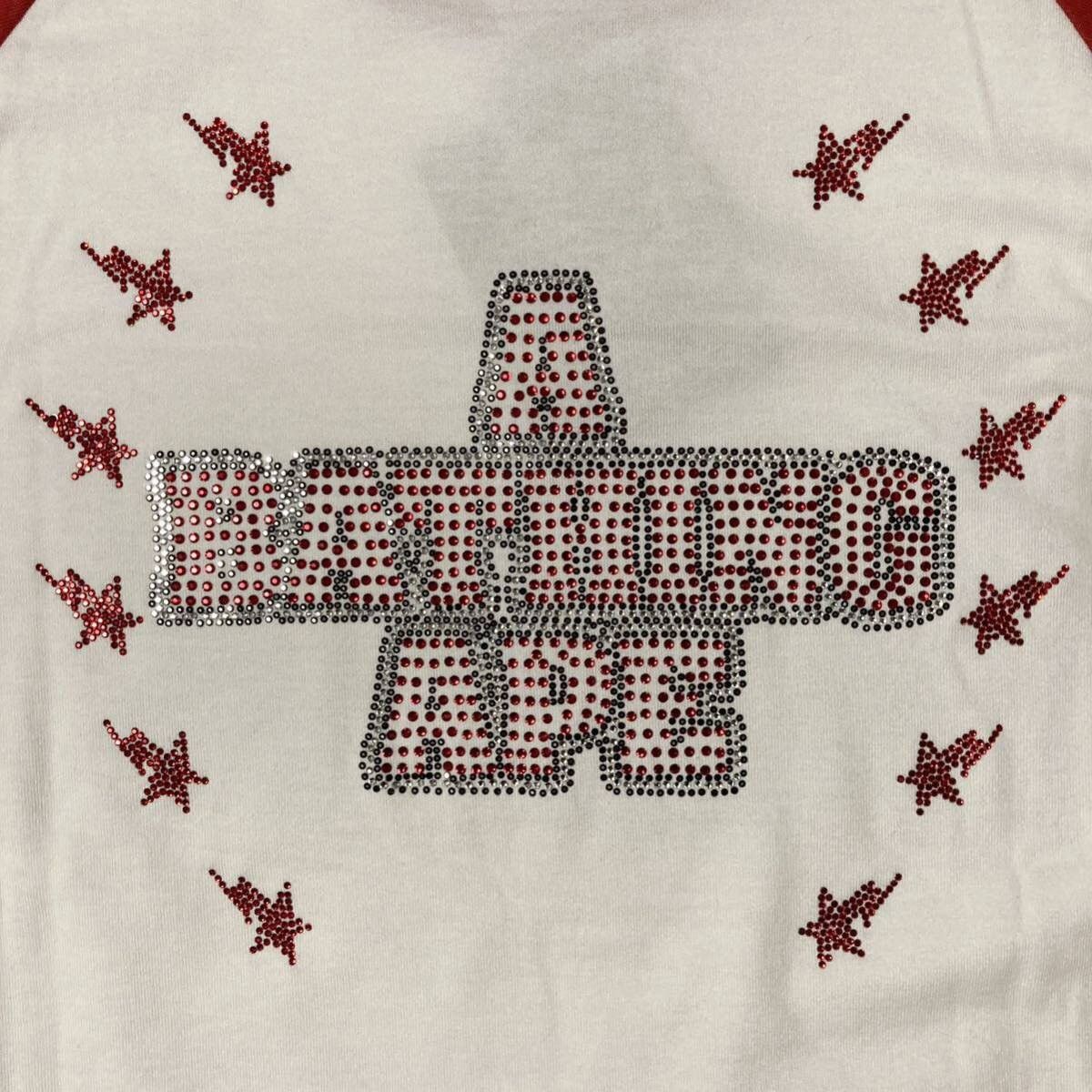 Bape × Nigo × Swarovski BAPE × Swarovski KISS logo three-quarter sleeve T-shirt Size US L / EU 52-54 / 3 - 6 Thumbnail