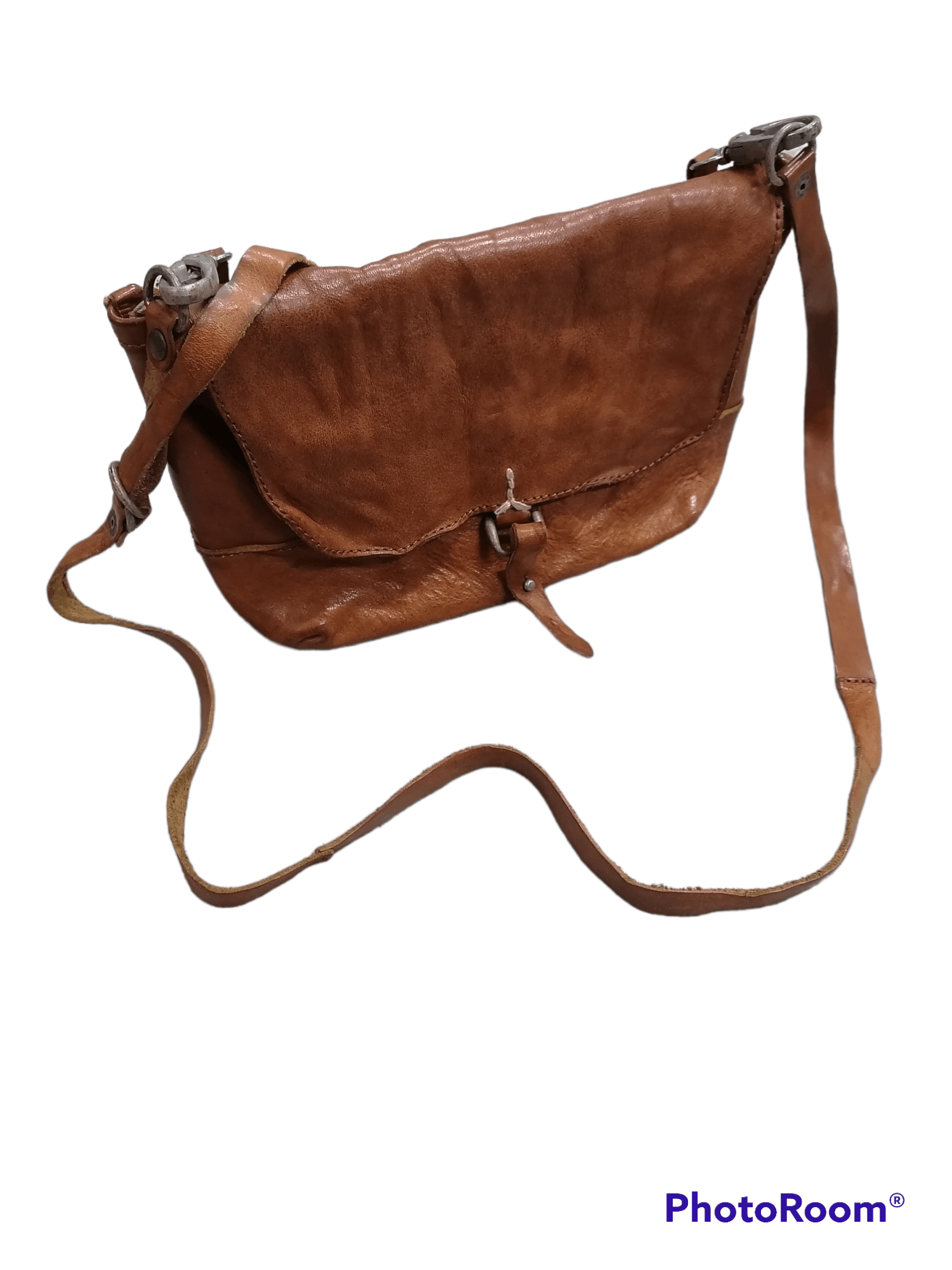 Tideways Belly Series Real Leather Crossbody / Sling Bag