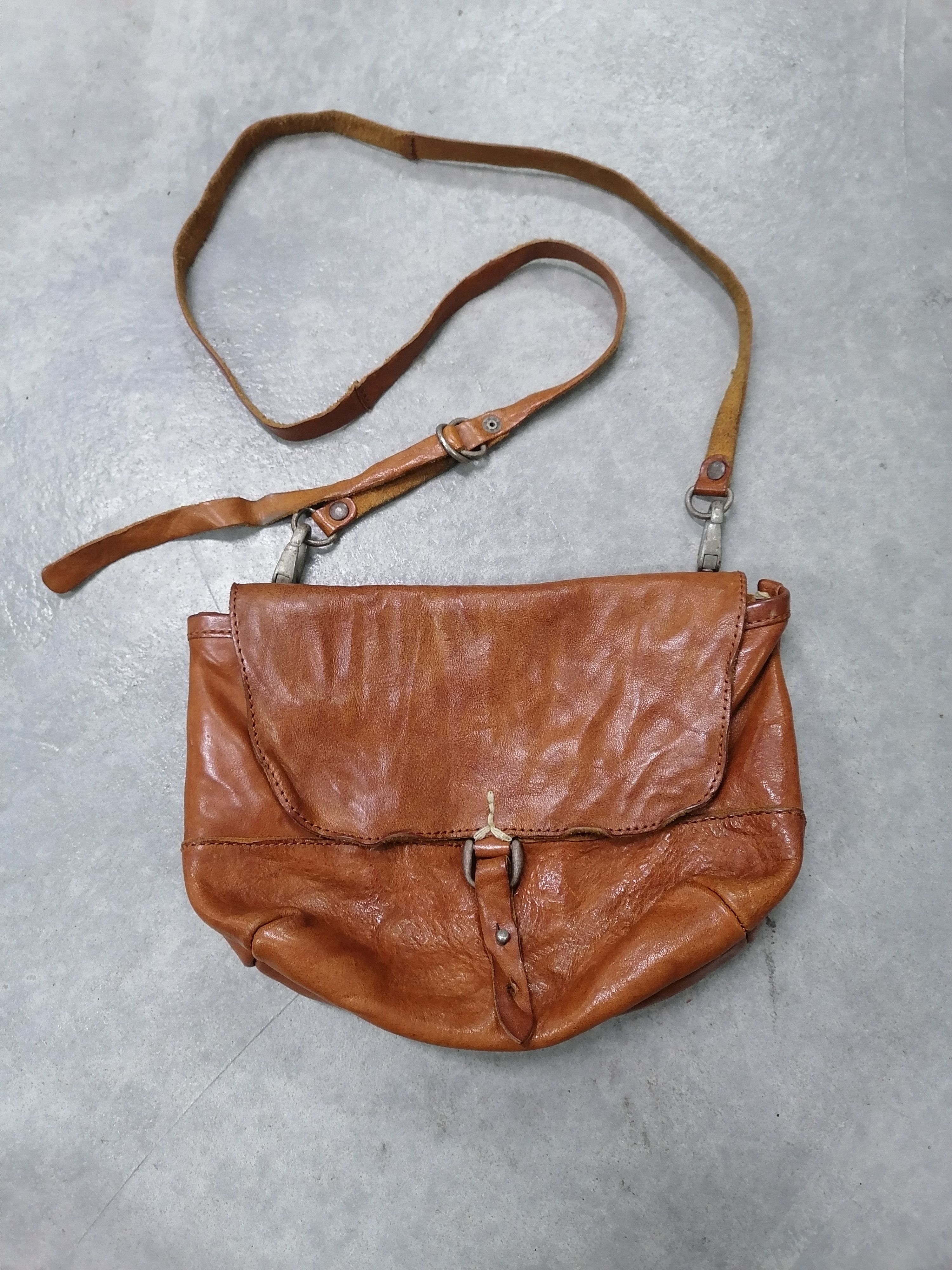 Genuine Leather Tideways Belly Series Real Leather Crossbody / Sling Bag Size ONE SIZE - 6 Thumbnail