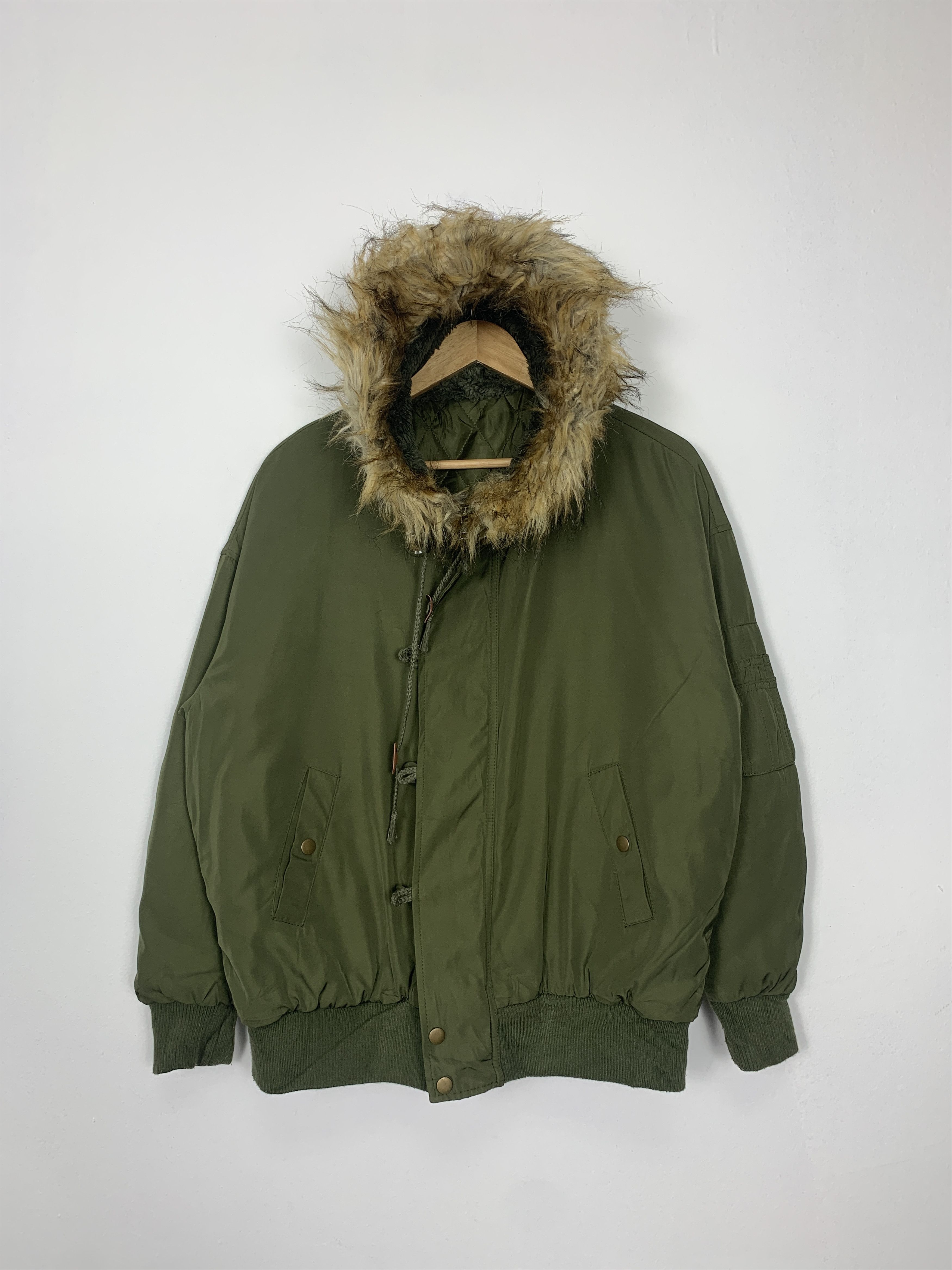 Japanese Brand Vintage Japanese Brand Quilted Lining Hoodie Jacket J1004 Size US M / EU 48-50 / 2 - 1 Thumbnail