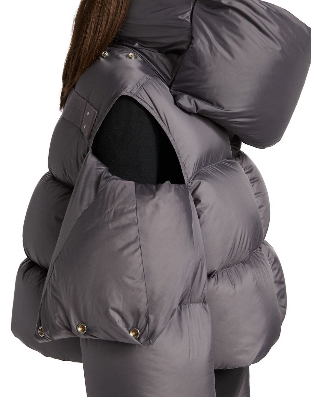 Rick Owens 💥AW 21💥 Rick Owens Babel Cropped Funnel Neck Down Jacket Size US S / EU 44-46 / 1 - 10 Thumbnail