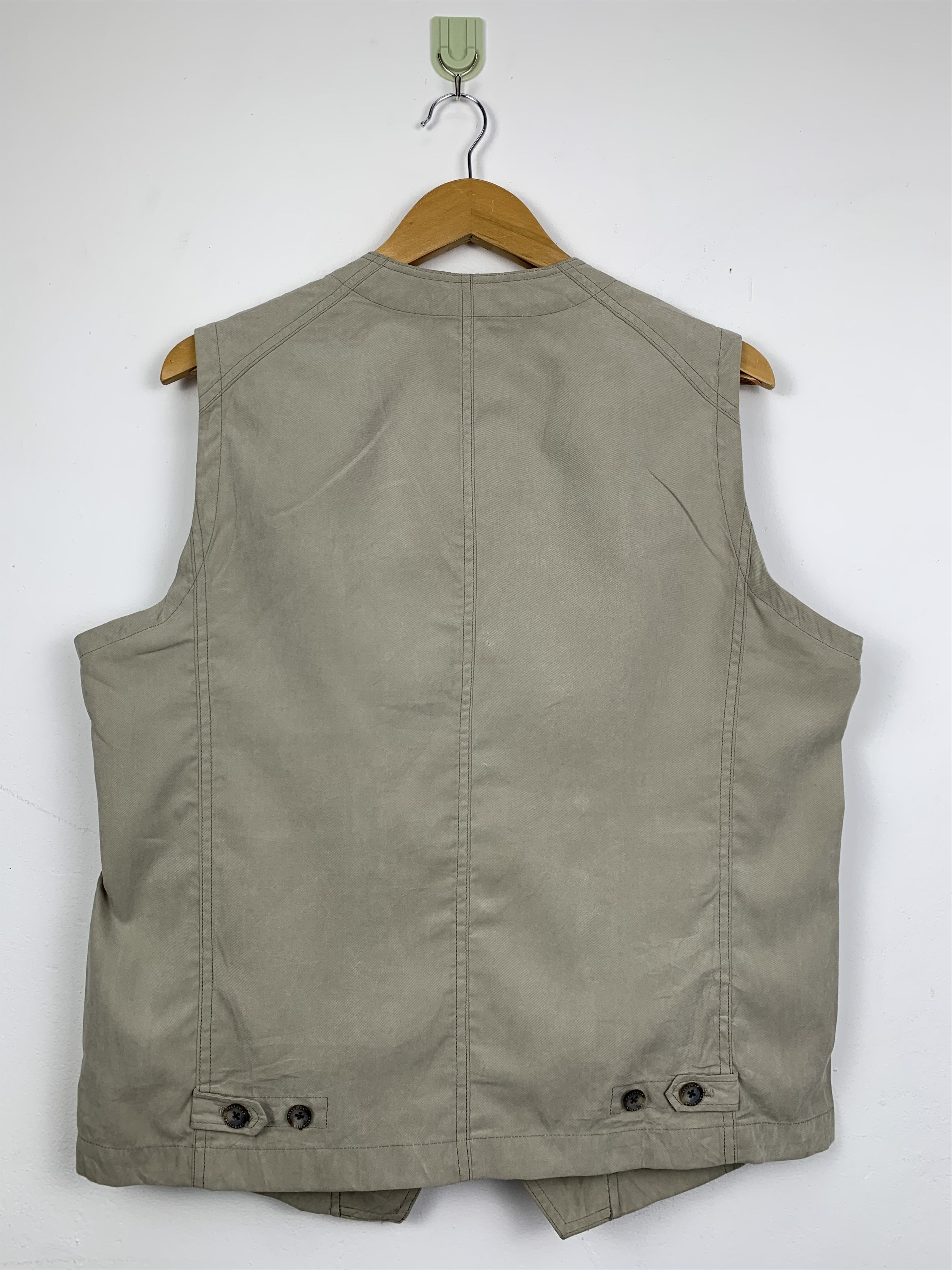 Japanese Brand × Vintage Vintage CROCODILE Cotton Tactical Utiliti Multi Pocket Vests Size US S / EU 44-46 / 1 - 7 Thumbnail