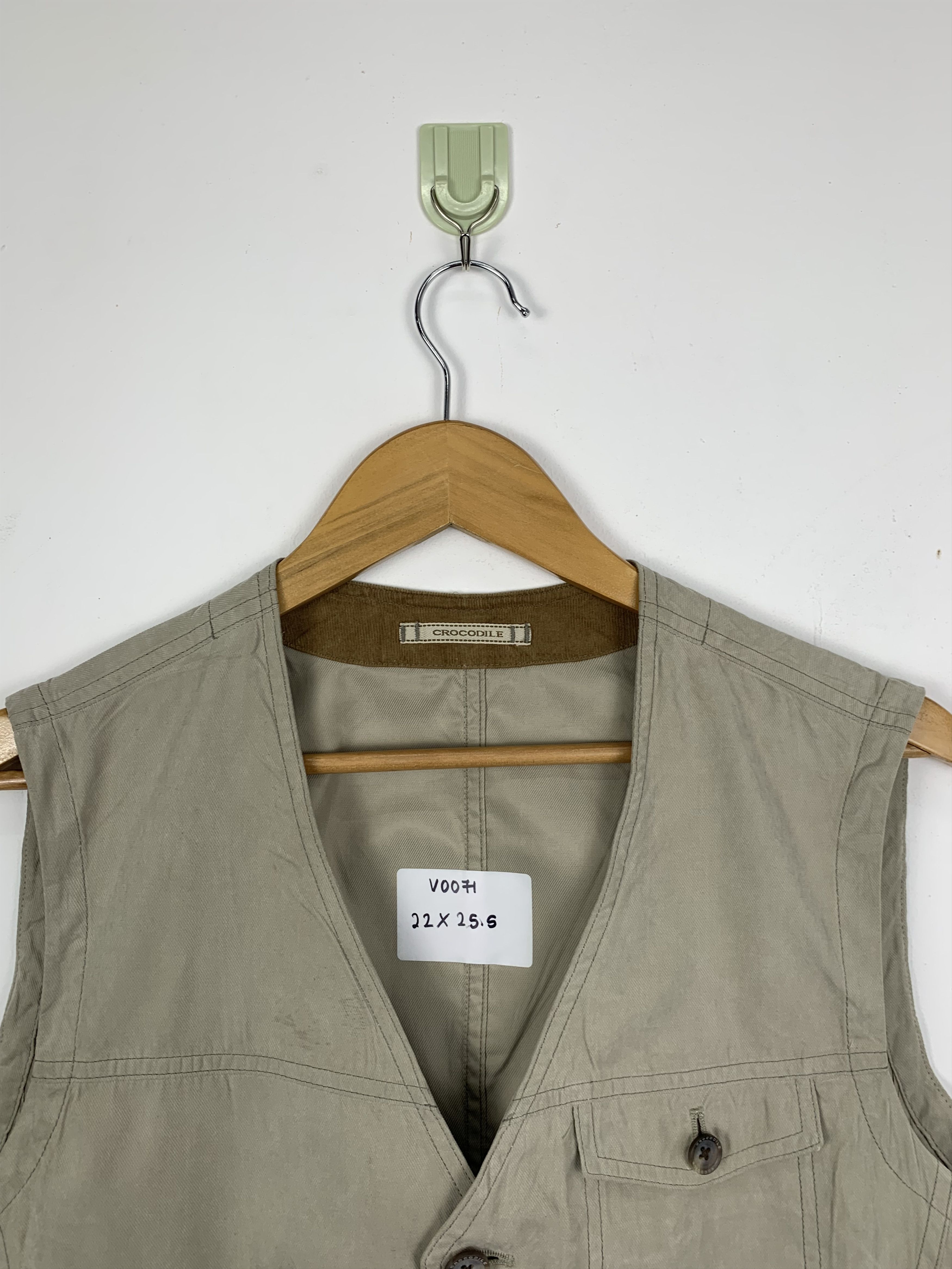 Japanese Brand × Vintage Vintage CROCODILE Cotton Tactical Utiliti Multi Pocket Vests Size US S / EU 44-46 / 1 - 2 Thumbnail