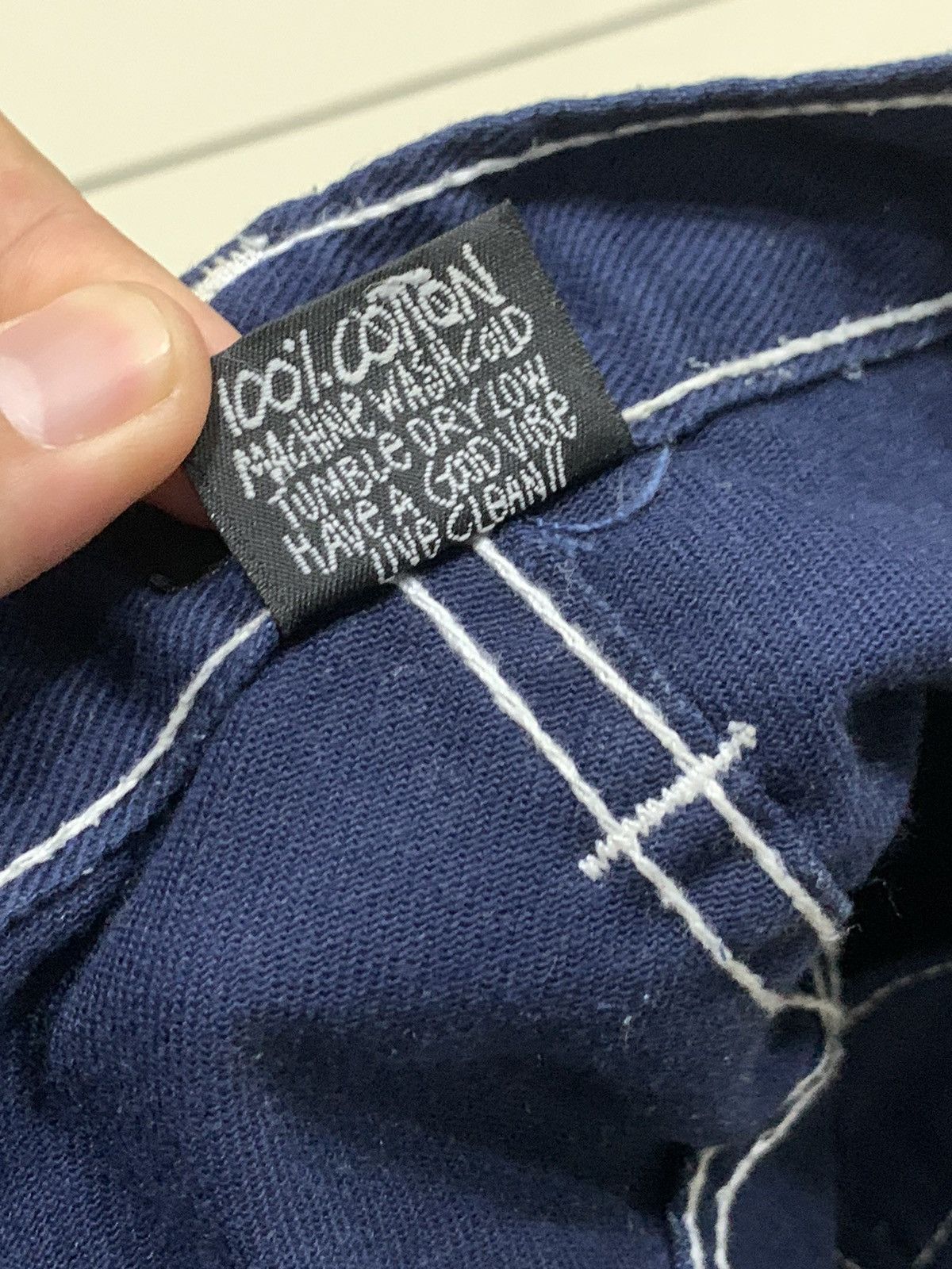 Stussy LOW CROTCH 1990s STUSSY WORKGEAR BAGGY LOOSE HIPHOP PANTS Size US 32 / EU 48 - 10 Thumbnail