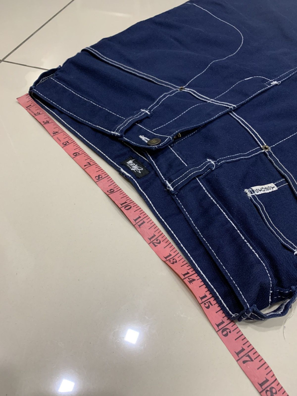 Stussy LOW CROTCH 1990s STUSSY WORKGEAR BAGGY LOOSE HIPHOP PANTS Size US 32 / EU 48 - 6 Thumbnail