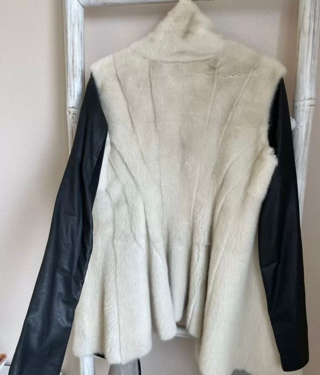 Rick Owens Rick Owens Hun Kangaroo Leather Sleeves Mink Coat Size S / US 4 / IT 40 - 6 Thumbnail