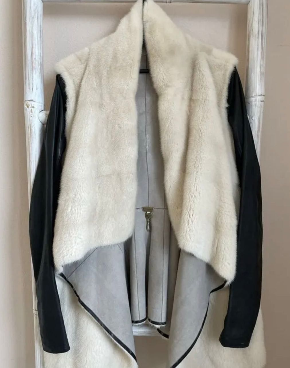 Rick Owens Rick Owens Hun Kangaroo Leather Sleeves Mink Coat Size S / US 4 / IT 40 - 1 Thumbnail