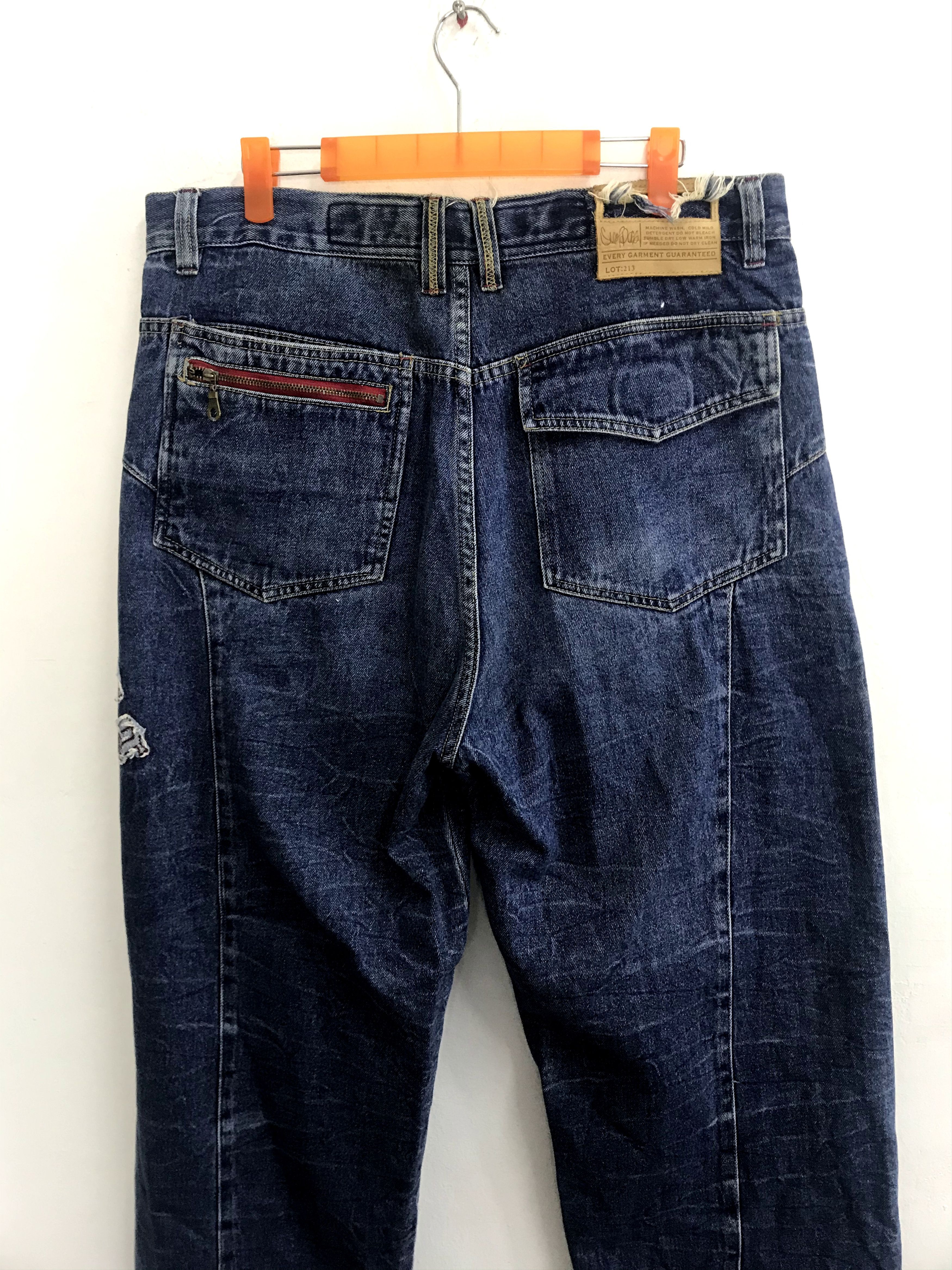 Snoop Dogg Vintage Style Snoop Dogg Brand Embroidery Logo Denim Jeans Size US 33 - 4 Thumbnail
