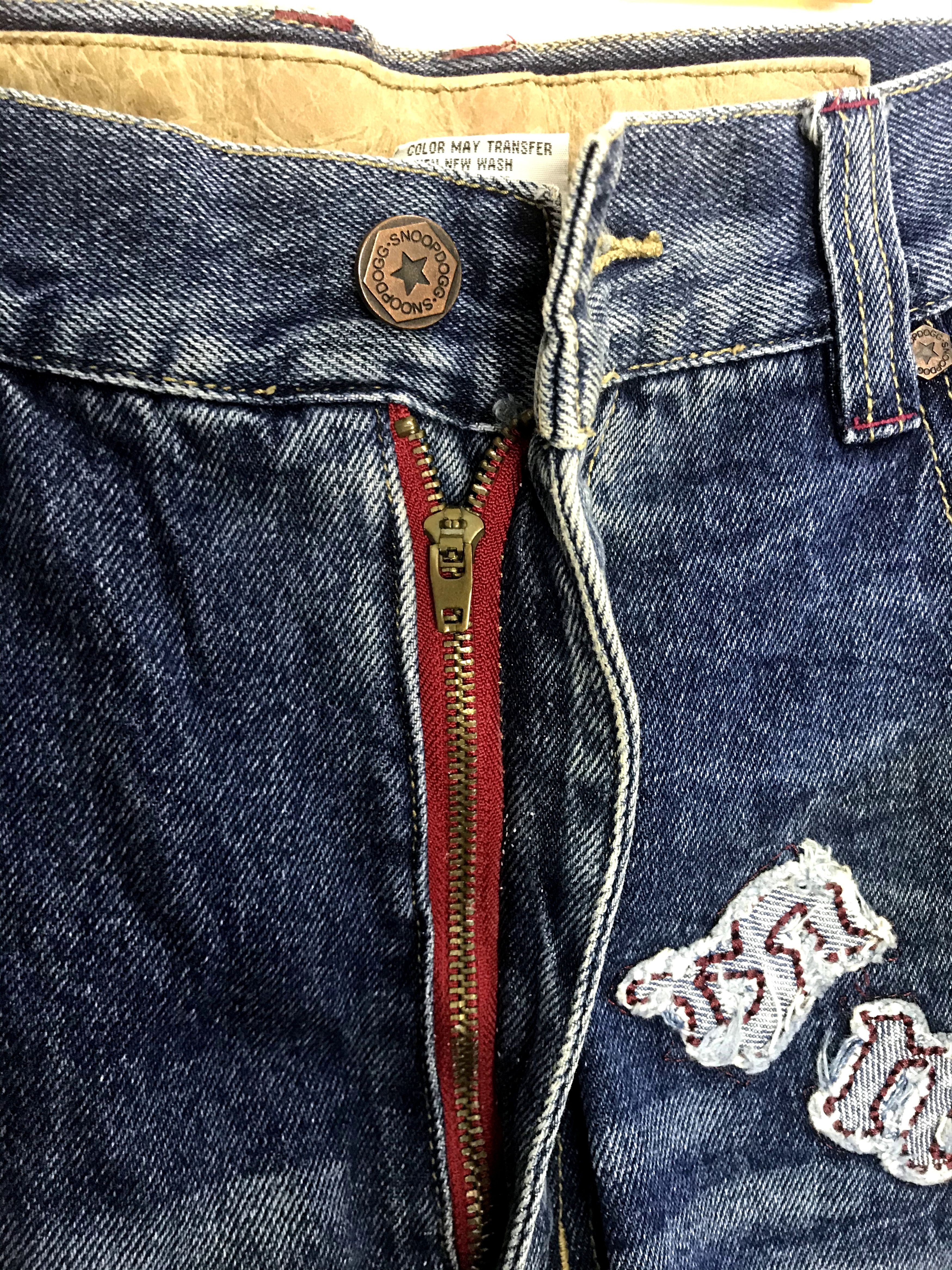 Snoop Dogg Vintage Style Snoop Dogg Brand Embroidery Logo Denim Jeans Size US 33 - 8 Thumbnail