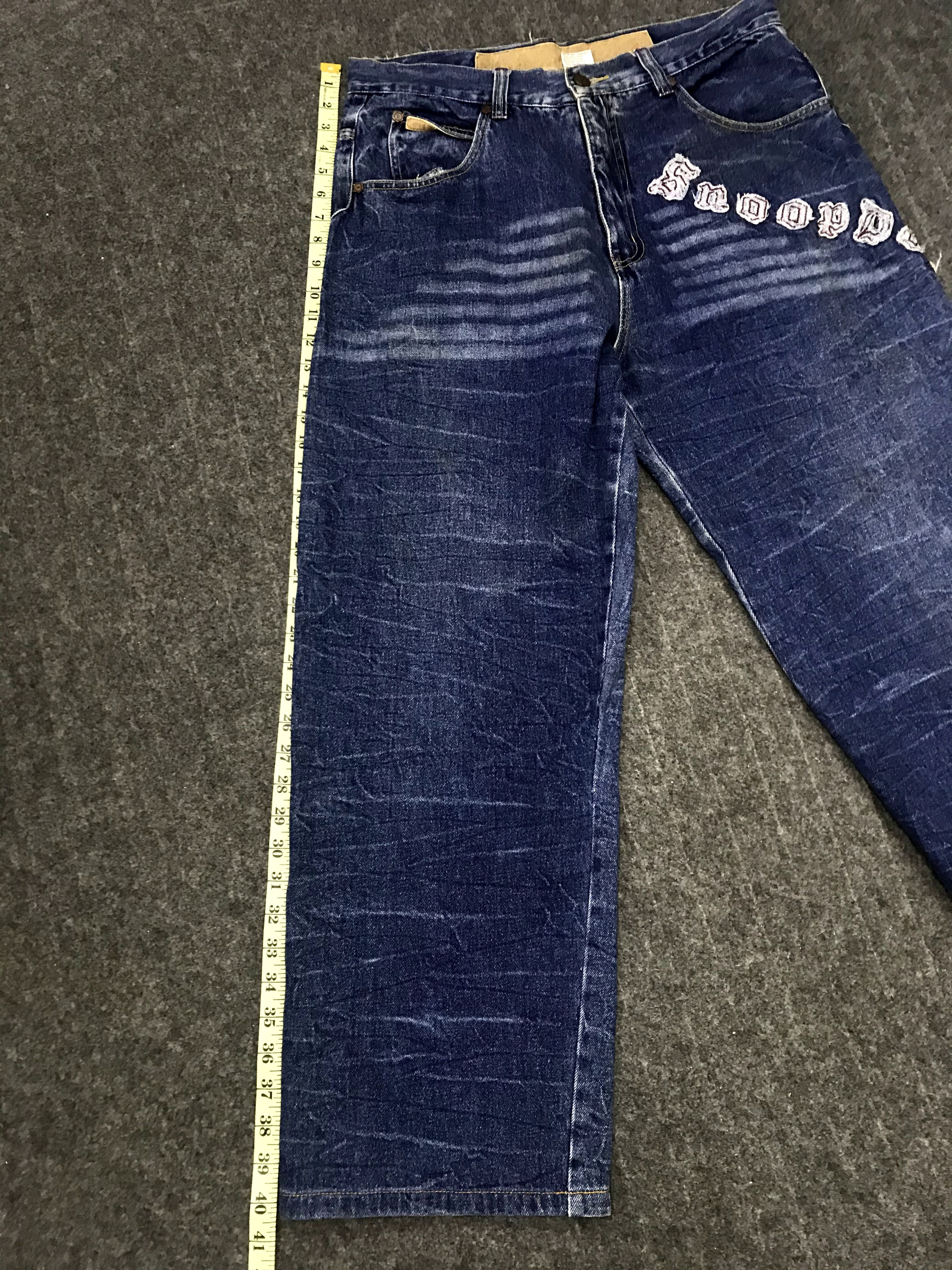 Snoop Dogg Vintage Style Snoop Dogg Brand Embroidery Logo Denim Jeans Size US 33 - 15 Thumbnail