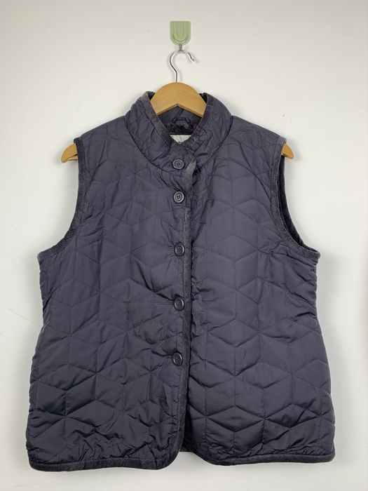 Vintage Vintage JAPANESE BRAND Quilted Sherpa Lining Button Up Vests ...