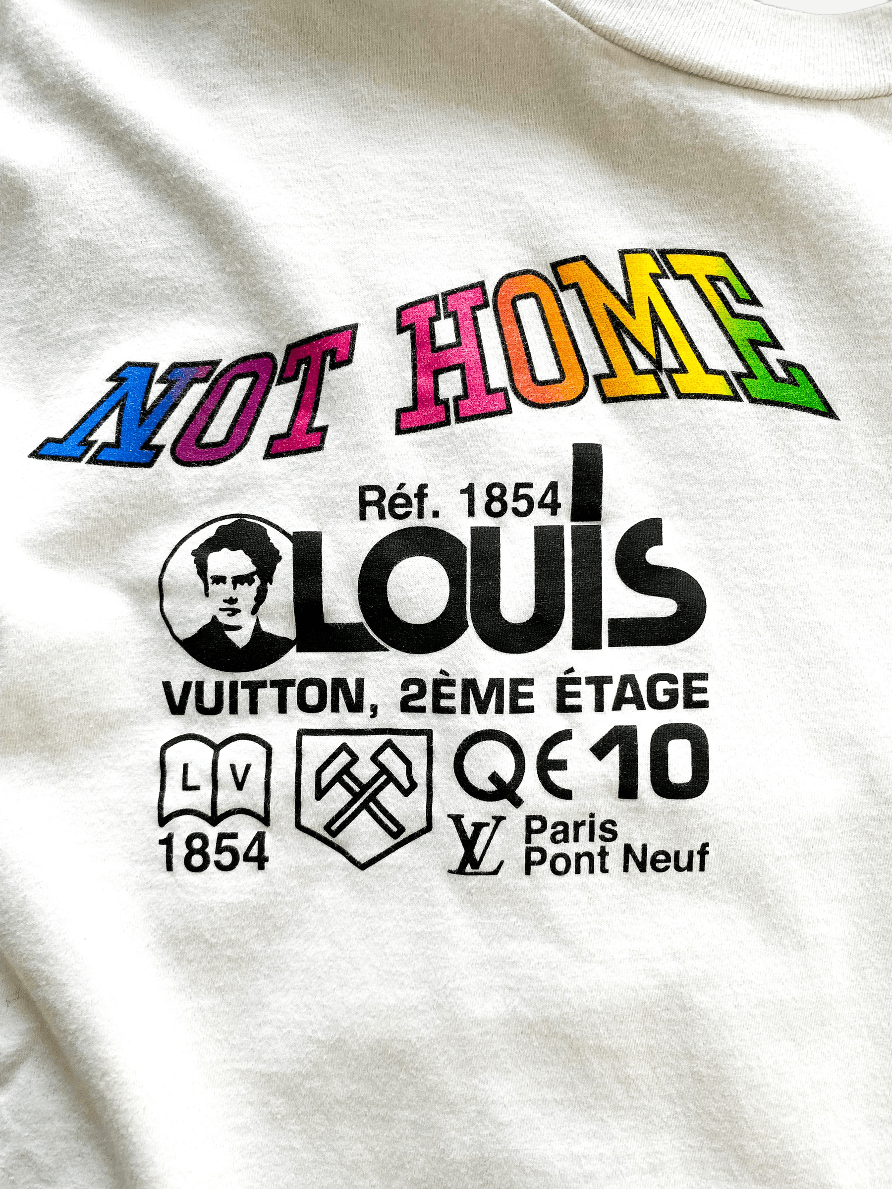Louis Vuitton Louis Vuitton White Kansas Winds Graphic Tee Size US L / EU 52-54 / 3 - 2 Thumbnail