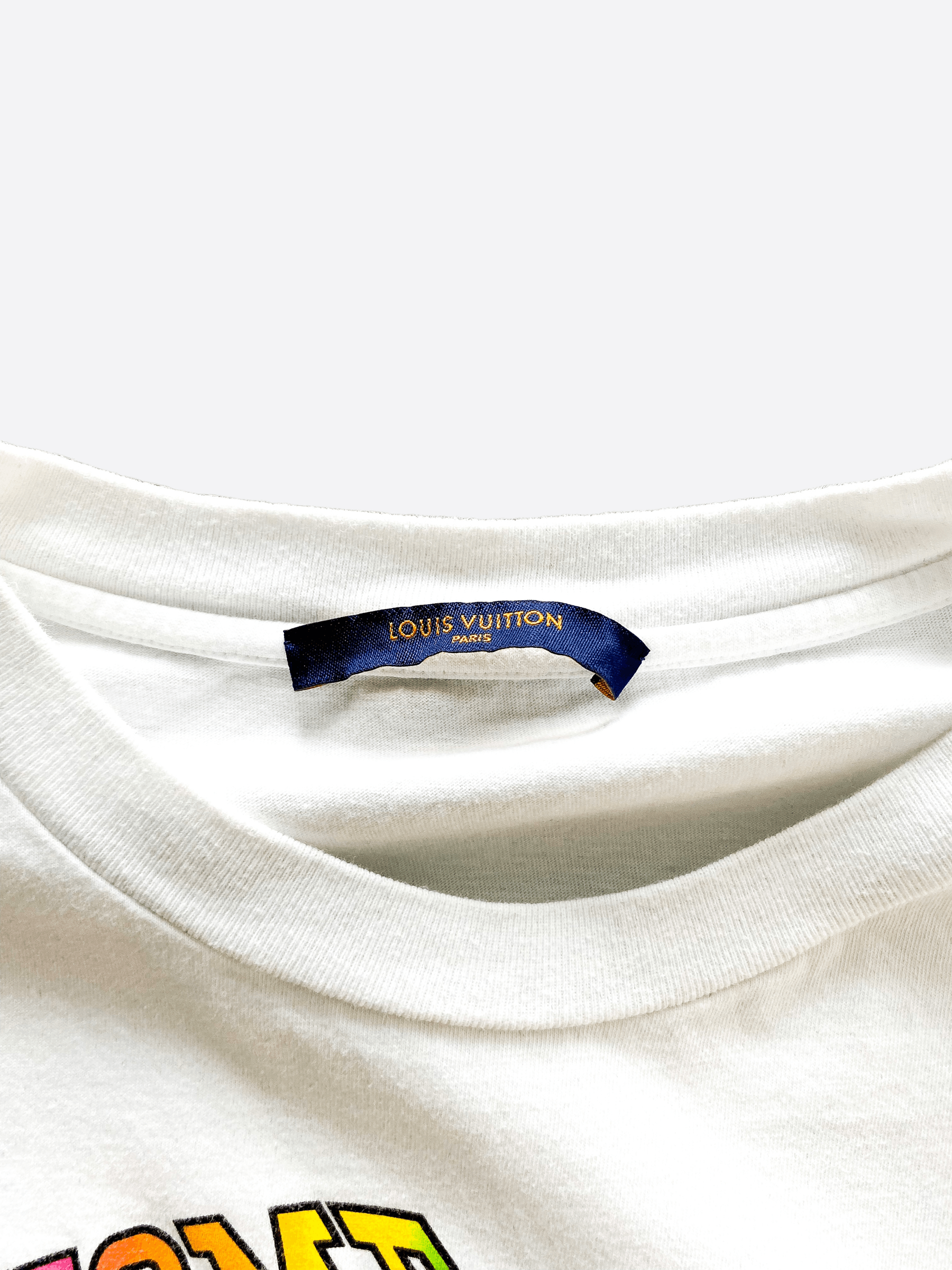 Louis Vuitton Louis Vuitton White Kansas Winds Graphic Tee Size US L / EU 52-54 / 3 - 4 Thumbnail