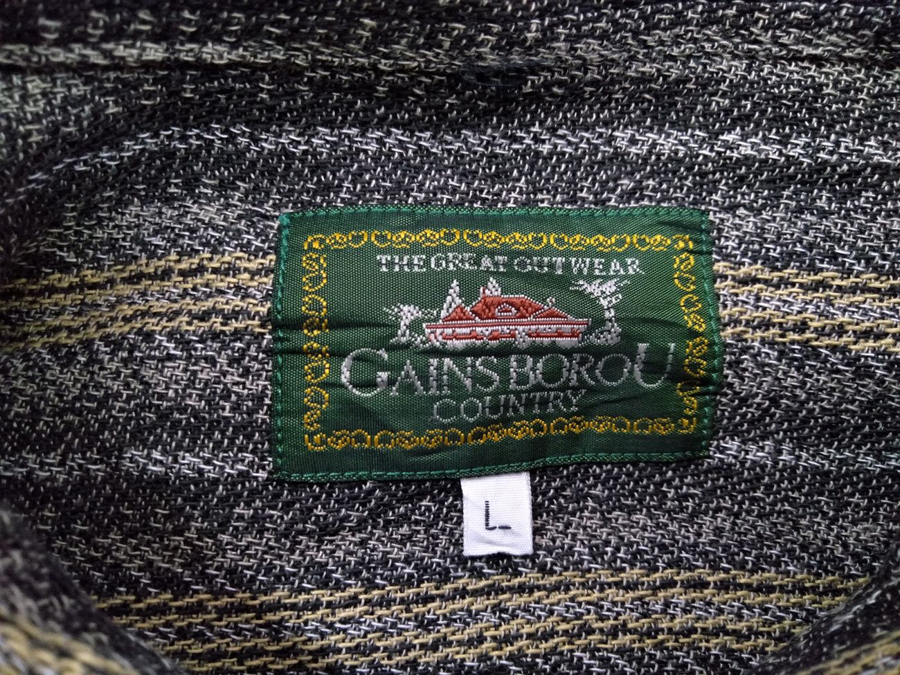 Flannel × Free Country × Japanese Brand Outwear GAINS BOROU Country Long Sleeve Flannel Shirt Size US M / EU 48-50 / 2 - 6 Thumbnail