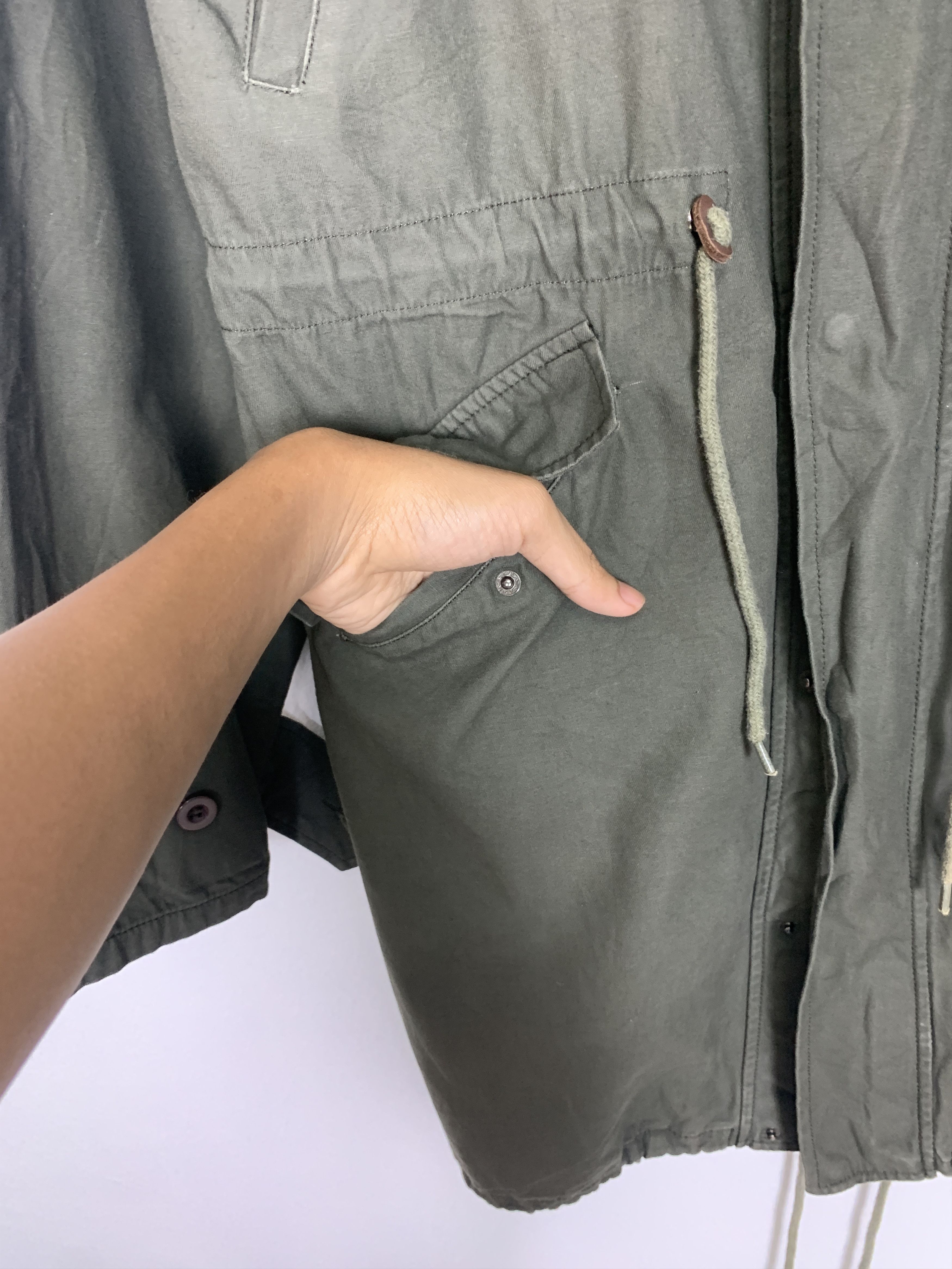 Japanese Brand Vintage JAPANESE BRAND Fishtail Parkas Cotton Fabric J0785 Size US S / EU 44-46 / 1 - 7 Thumbnail
