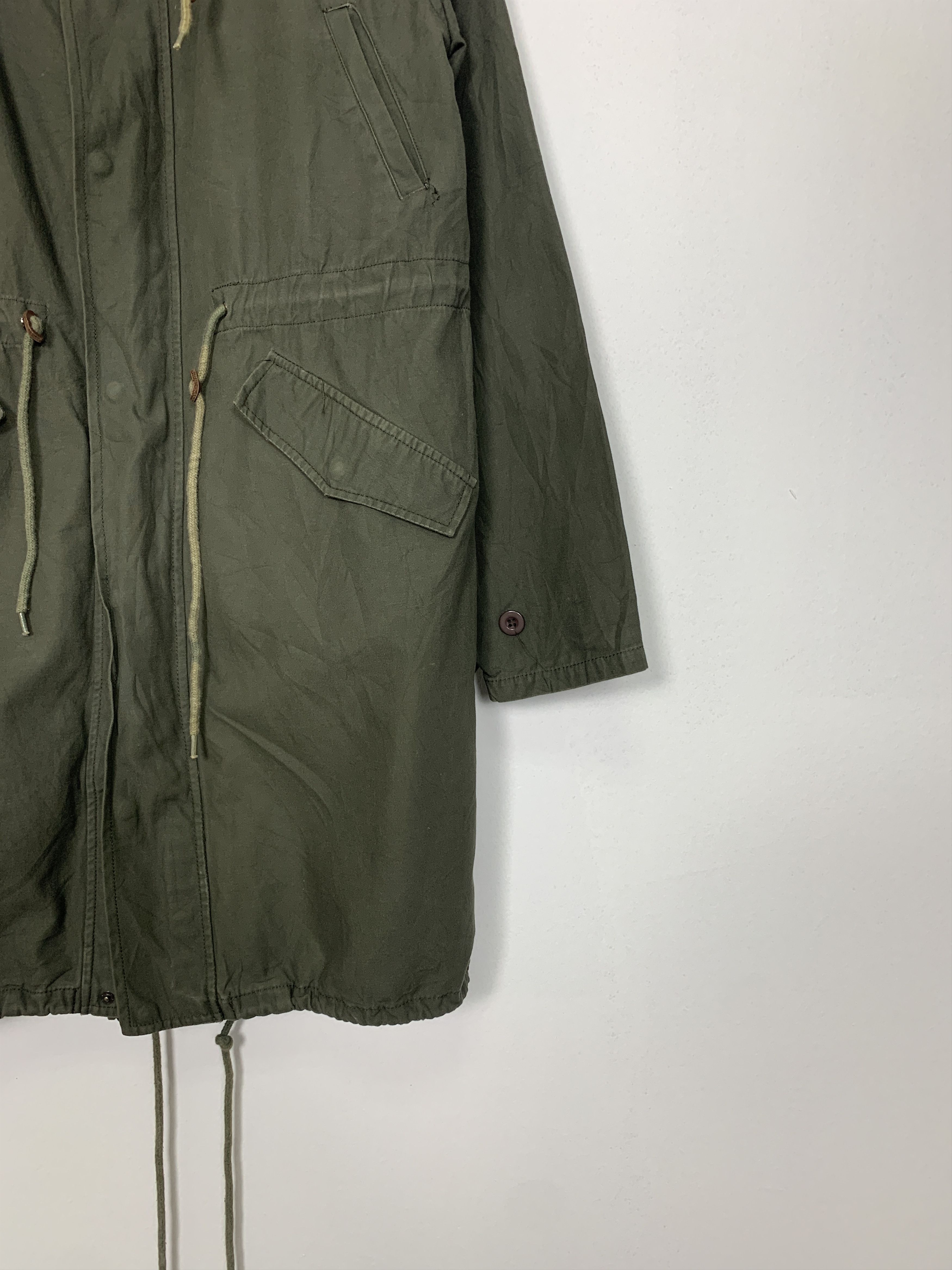Japanese Brand Vintage JAPANESE BRAND Fishtail Parkas Cotton Fabric J0785 Size US S / EU 44-46 / 1 - 4 Thumbnail