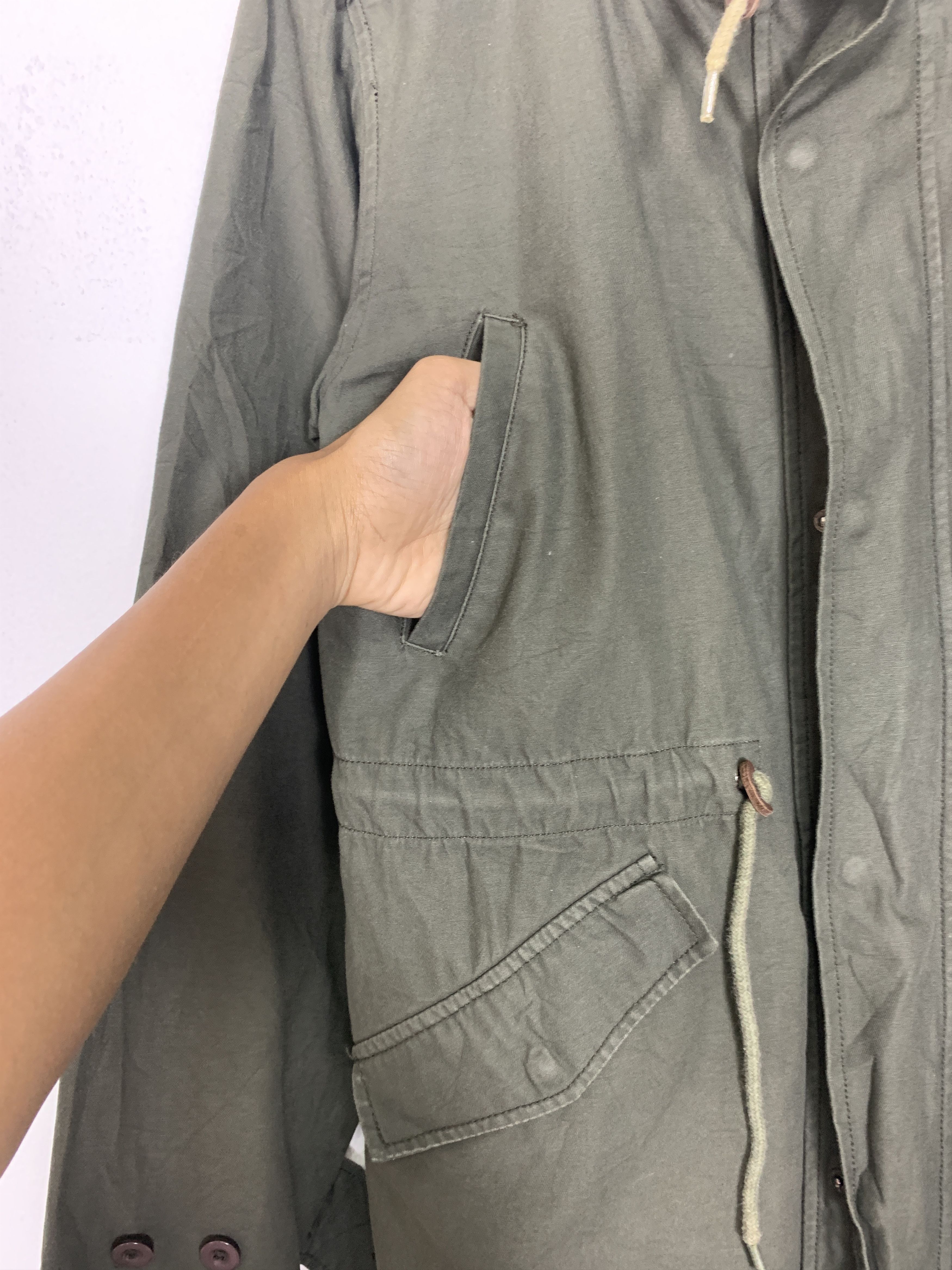 Japanese Brand Vintage JAPANESE BRAND Fishtail Parkas Cotton Fabric J0785 Size US S / EU 44-46 / 1 - 5 Thumbnail