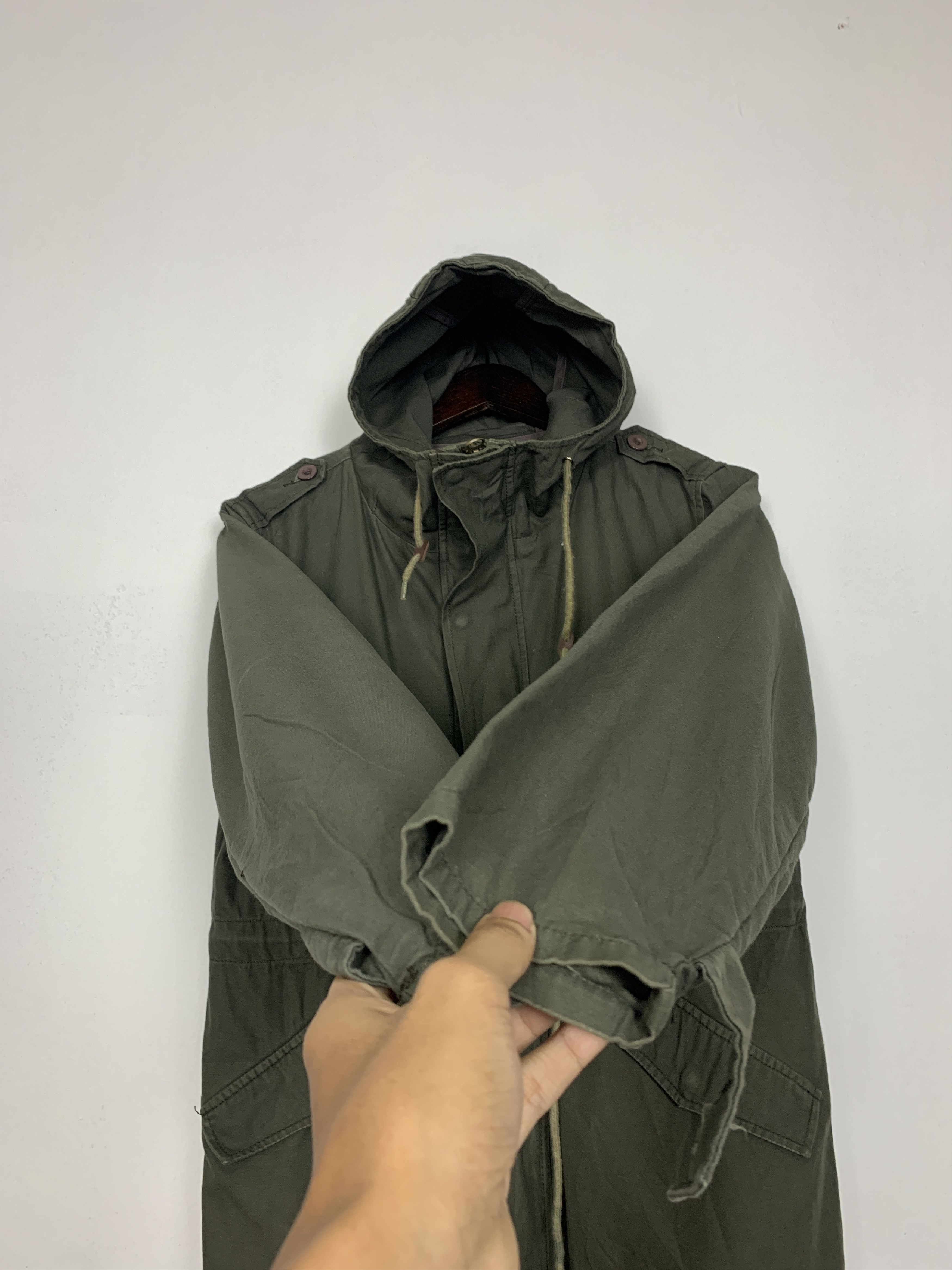 Japanese Brand Vintage JAPANESE BRAND Fishtail Parkas Cotton Fabric J0785 Size US S / EU 44-46 / 1 - 8 Thumbnail