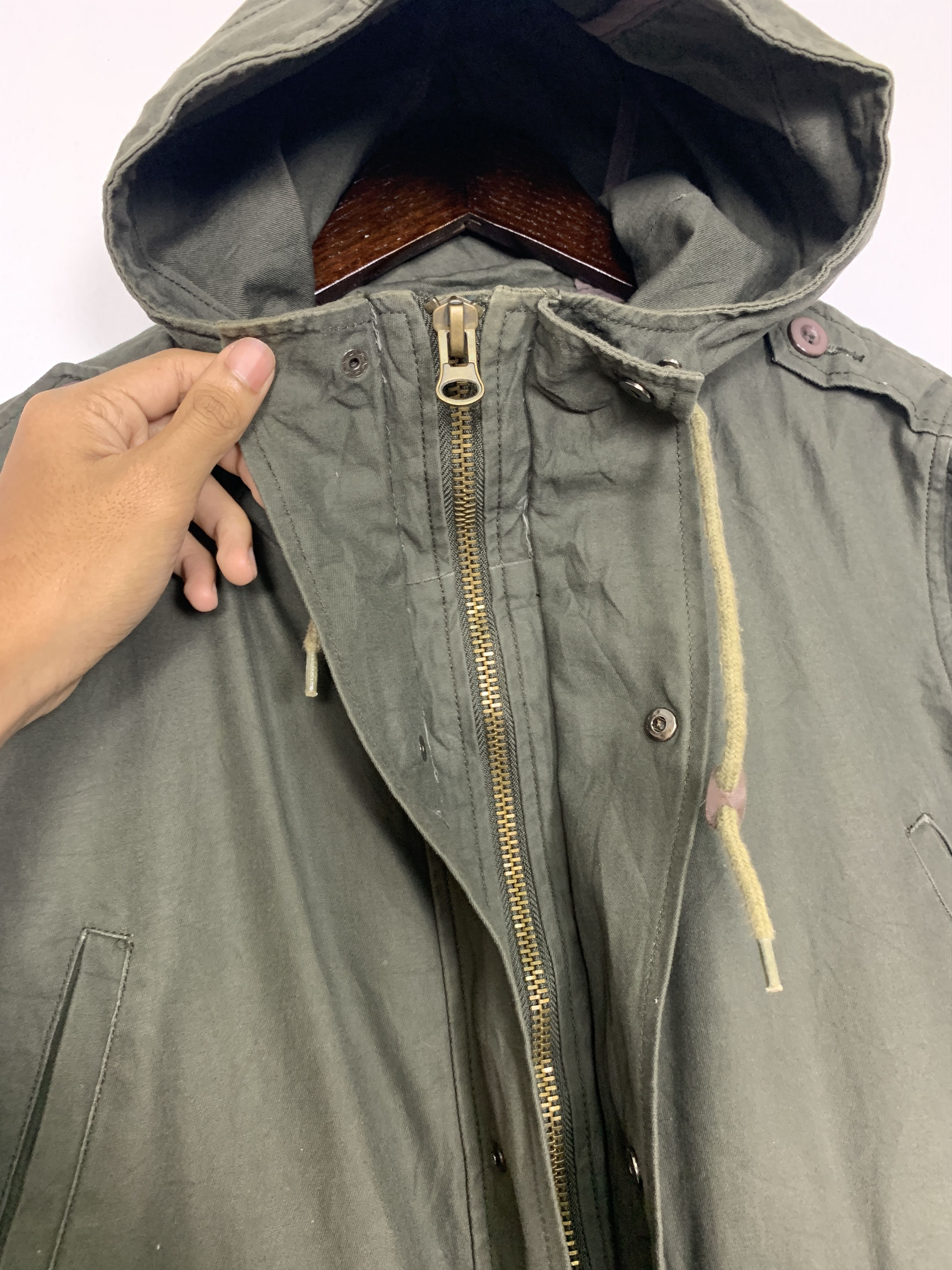 Japanese Brand Vintage JAPANESE BRAND Fishtail Parkas Cotton Fabric J0785 Size US S / EU 44-46 / 1 - 11 Thumbnail
