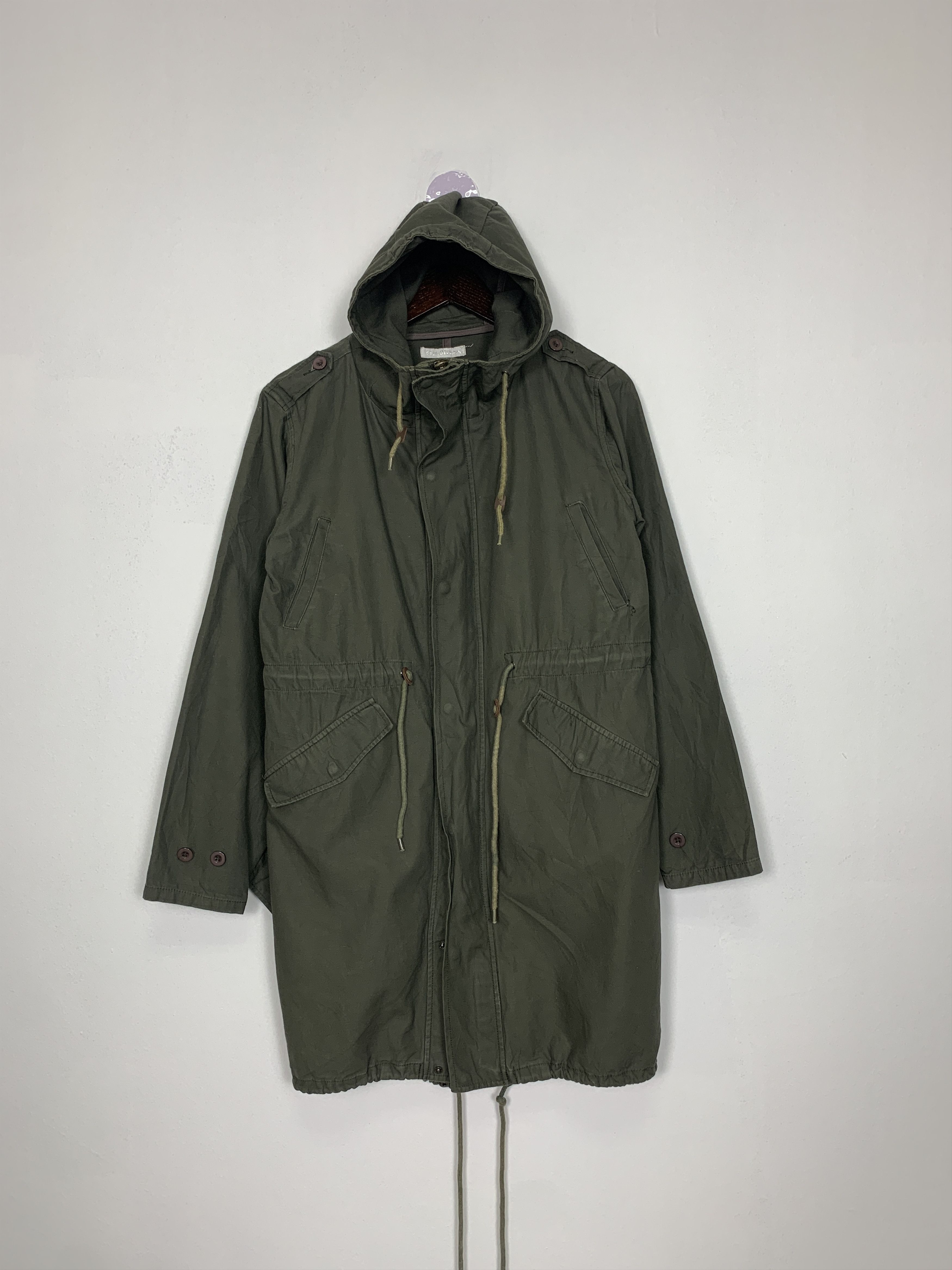 Vintage JAPANESE BRAND Fishtail Parkas Cotton Fabric J0785