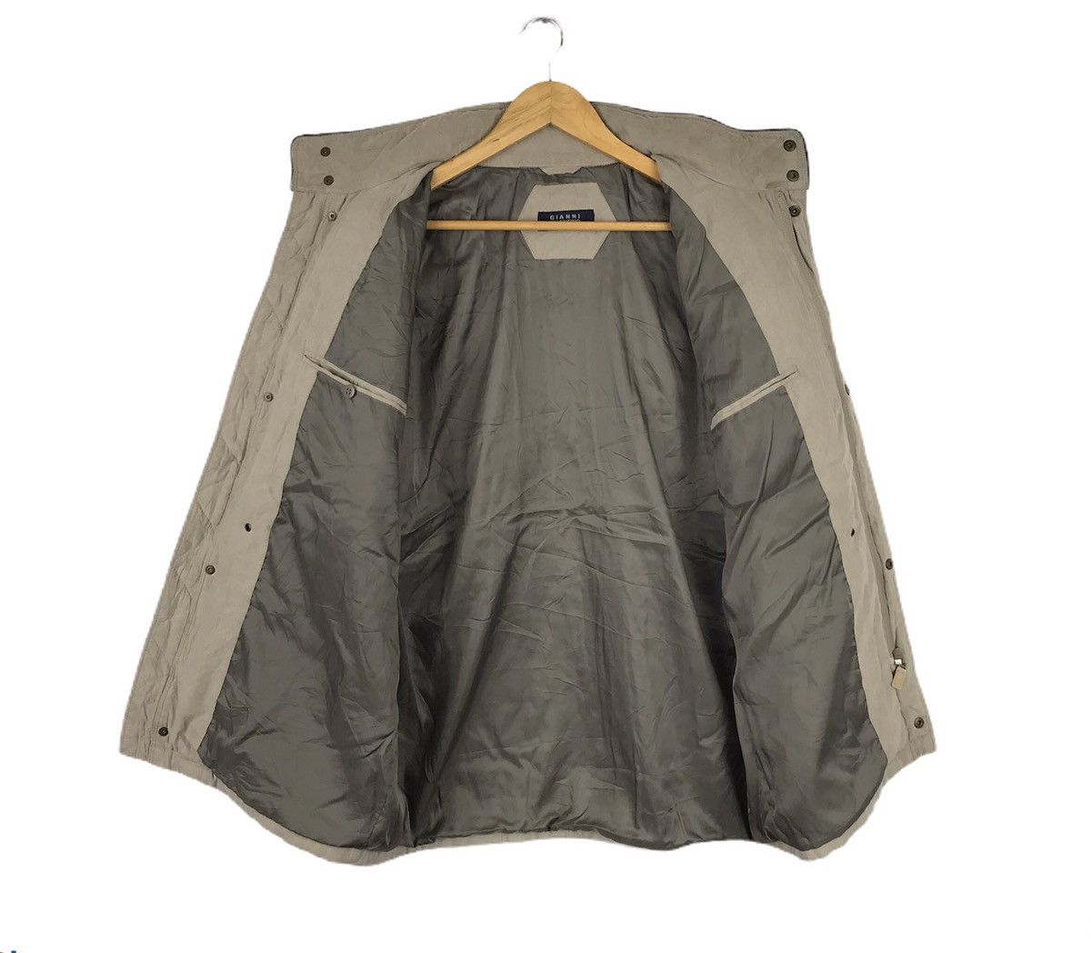 Gianni Valentino × Valentino Vintage 90s Gianni Valentino Italy Zip Up Jacket Size US M / EU 48-50 / 2 - 3 Thumbnail