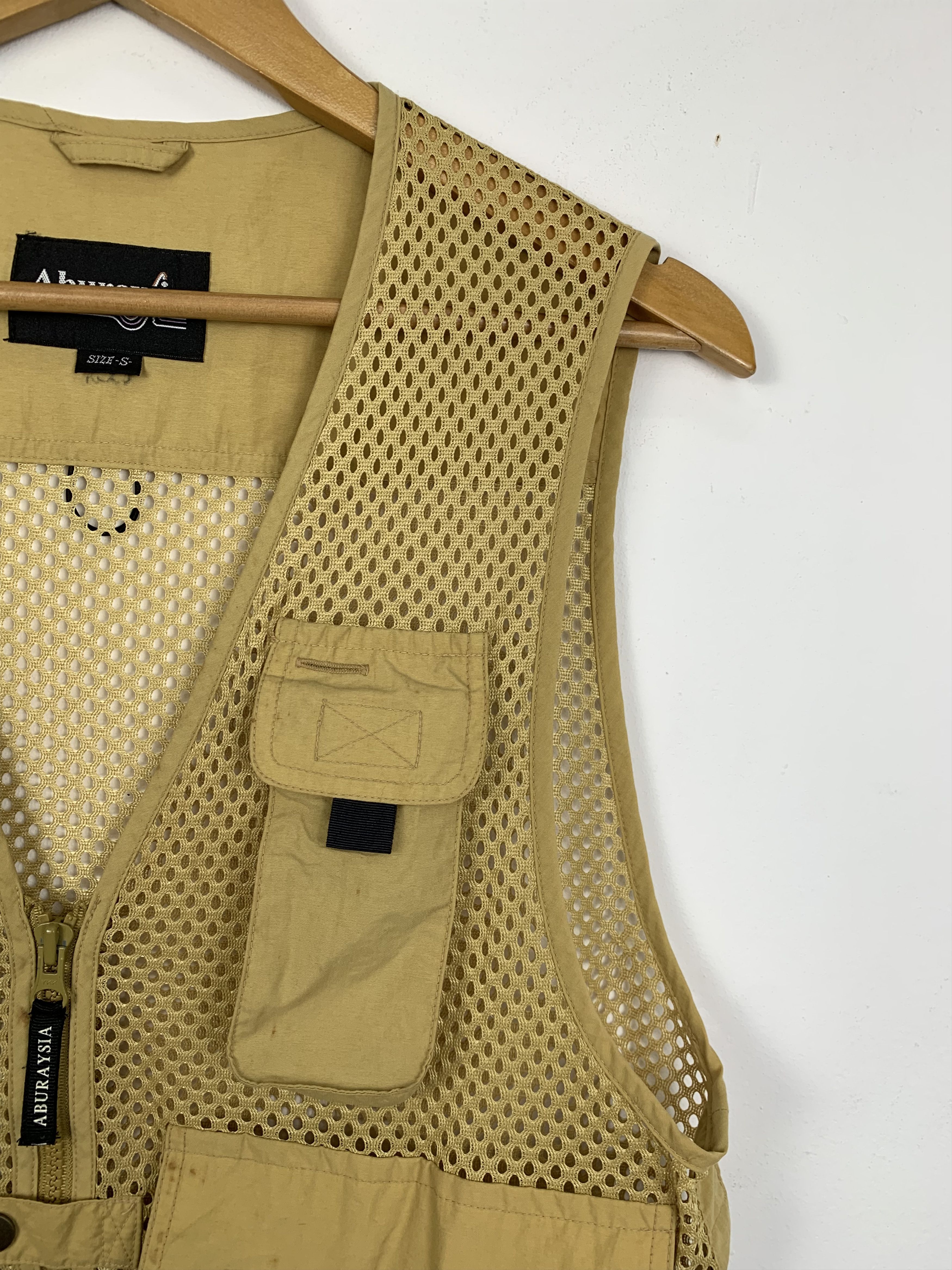 Japanese Brand Vintage ABURAYSIA Zip Multi Pocket Fishing Vests Size US S / EU 44-46 / 1 - 4 Thumbnail