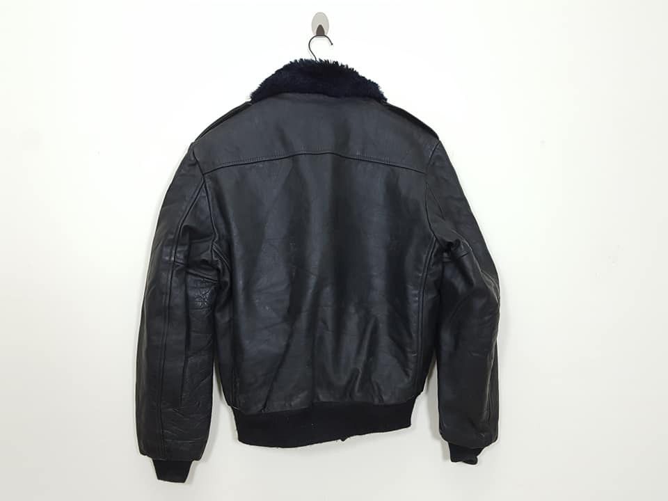 Cooper × Vintage Vintage Cooper Leather Bomber Leathercraft Jacket 42L Size US L / EU 52-54 / 3 - 4 Thumbnail
