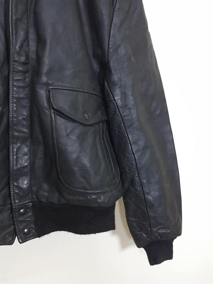 Cooper × Vintage Vintage Cooper Leather Bomber Leathercraft Jacket 42L Size US L / EU 52-54 / 3 - 11 Thumbnail