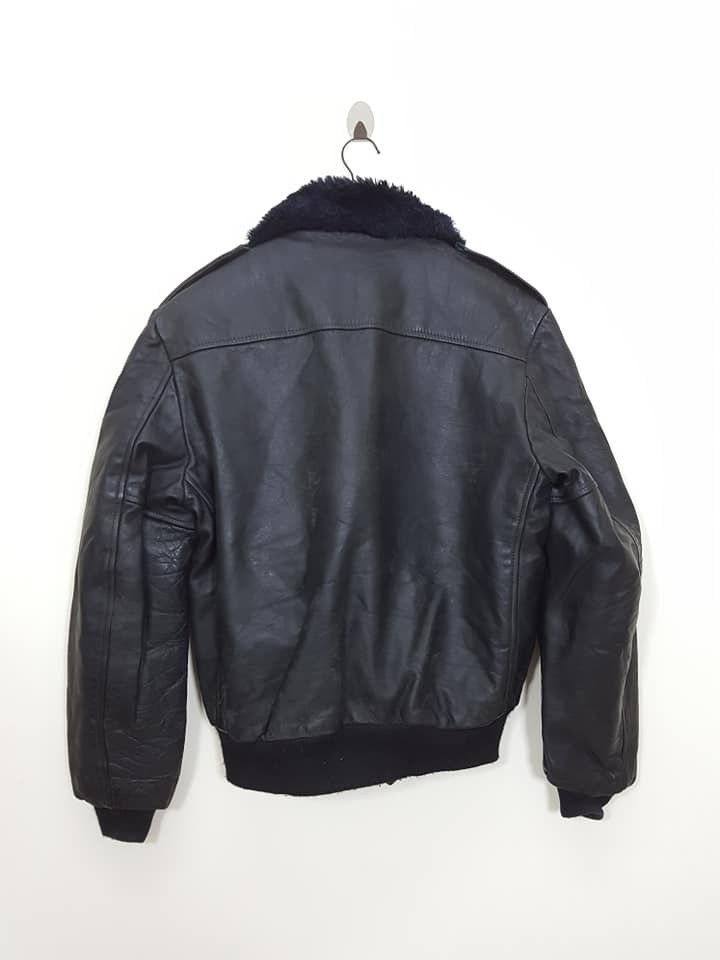 Cooper × Vintage Vintage Cooper Leather Bomber Leathercraft Jacket 42L Size US L / EU 52-54 / 3 - 2 Thumbnail