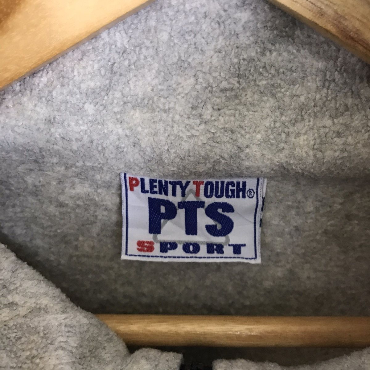 Vintage Plenty Tough Sport Half Zipper Fleece Sweatshirt