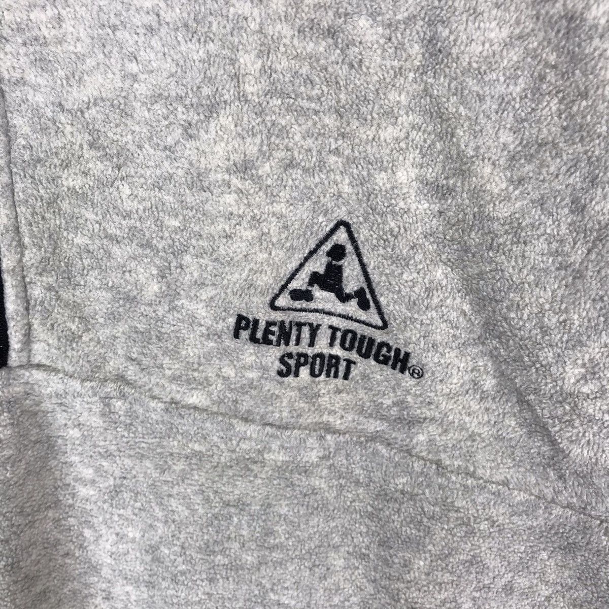 Vintage Plenty Tough Sport Half Zipper Fleece Sweatshirt